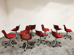 Osvaldo Borsani 'Modus' Desk Chair for Tecno, 1970s '36 Pieces Available'