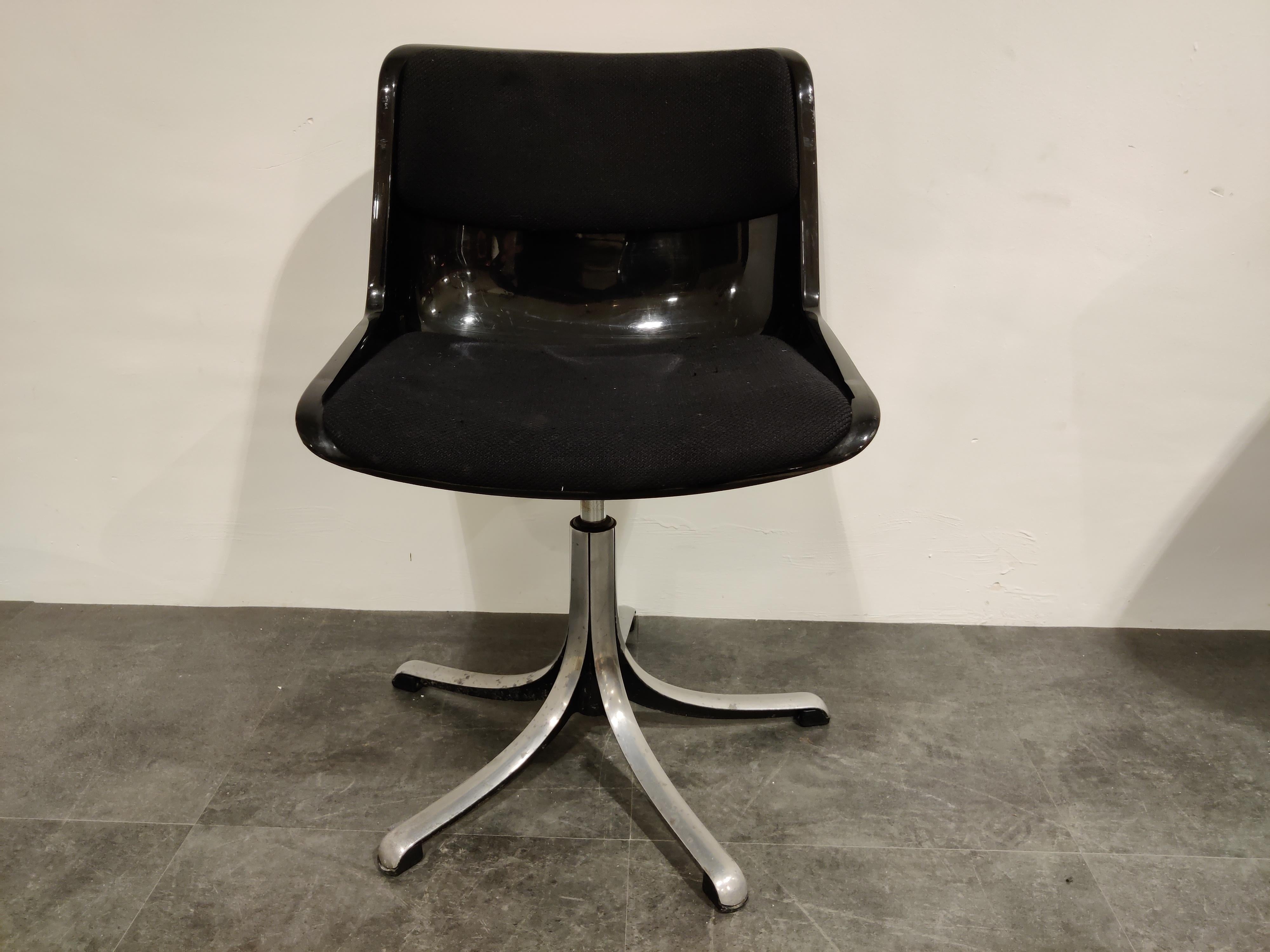 Metal Osvaldo Borsani 'Modus' Desk Chair for Tecno, 1970s