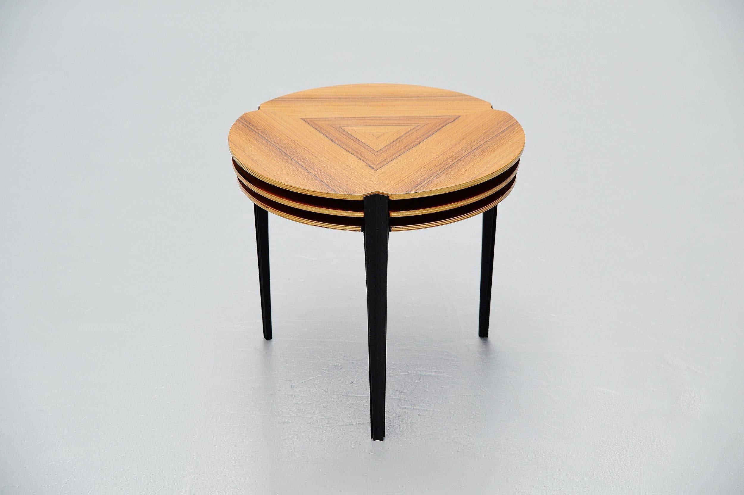 Osvaldo Borsani Nesting Tables T61E Tecno Italy, 1957 In Good Condition In Roosendaal, Noord Brabant