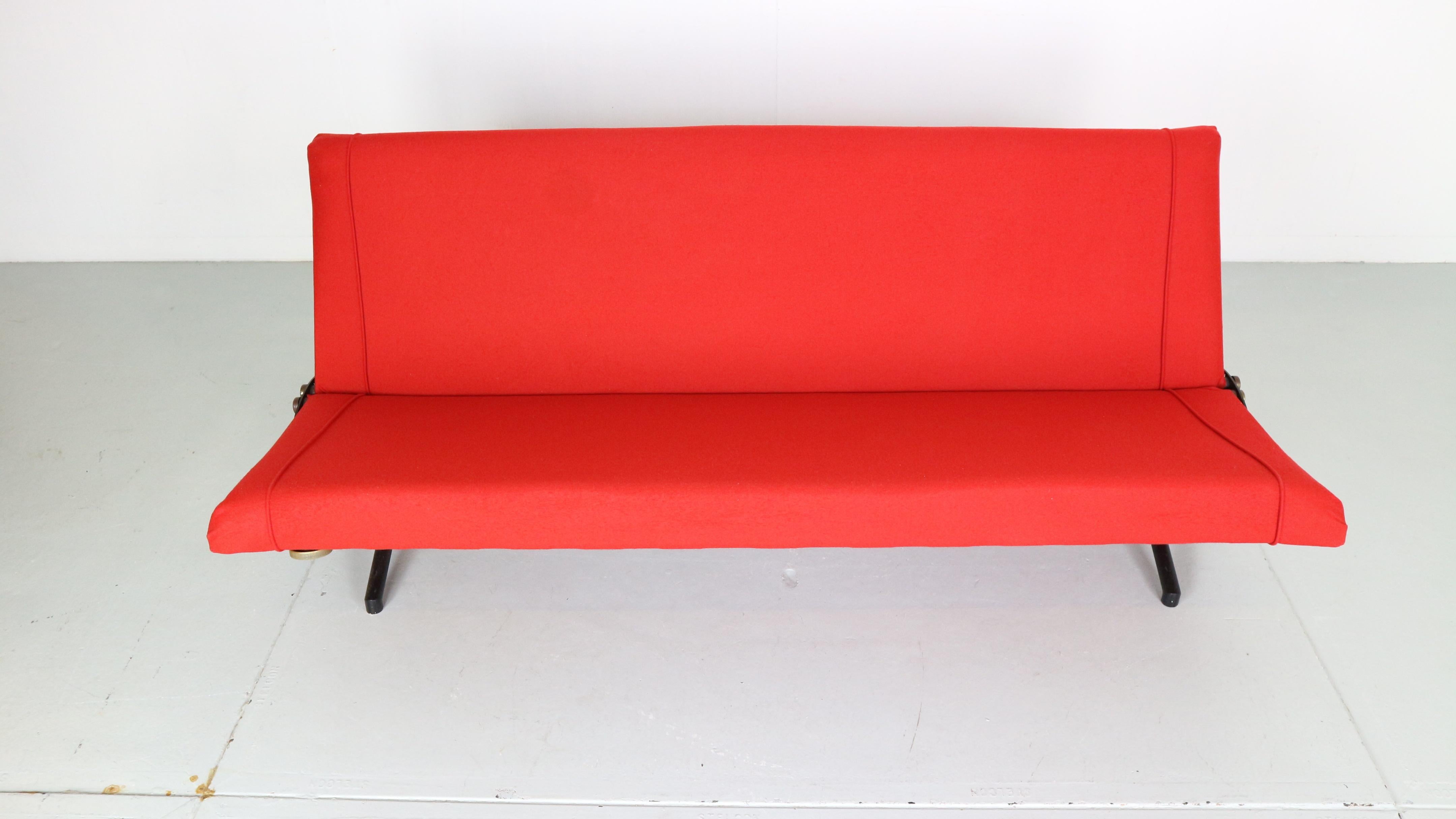 Italian Osvaldo Borsani Original 'D70' Sofa/Daybed for Tecno, 1954 Italy For Sale