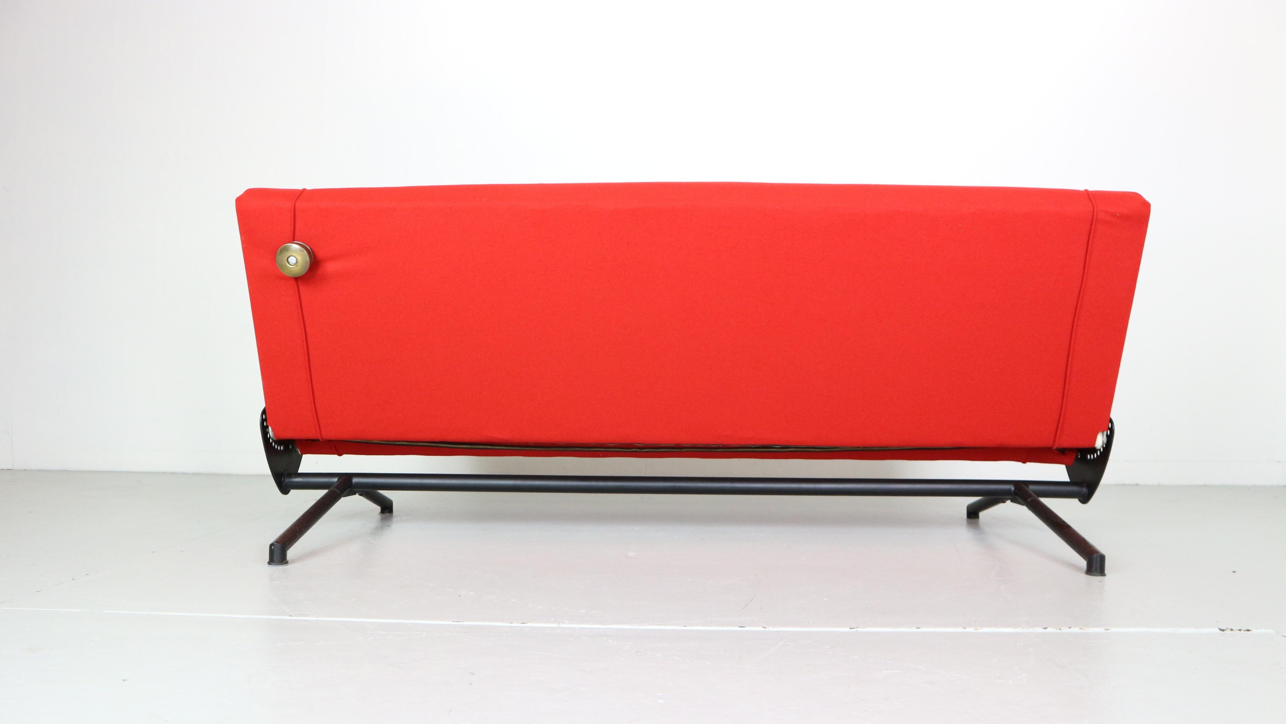 Metal Osvaldo Borsani Original 'D70' Sofa/Daybed for Tecno, 1954 Italy For Sale