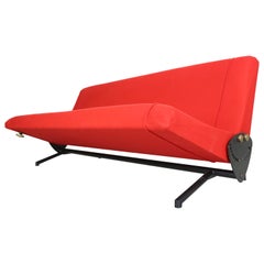 Osvaldo Borsani Original 'D70' Sofa/Daybed for Tecno, 1954 Italy