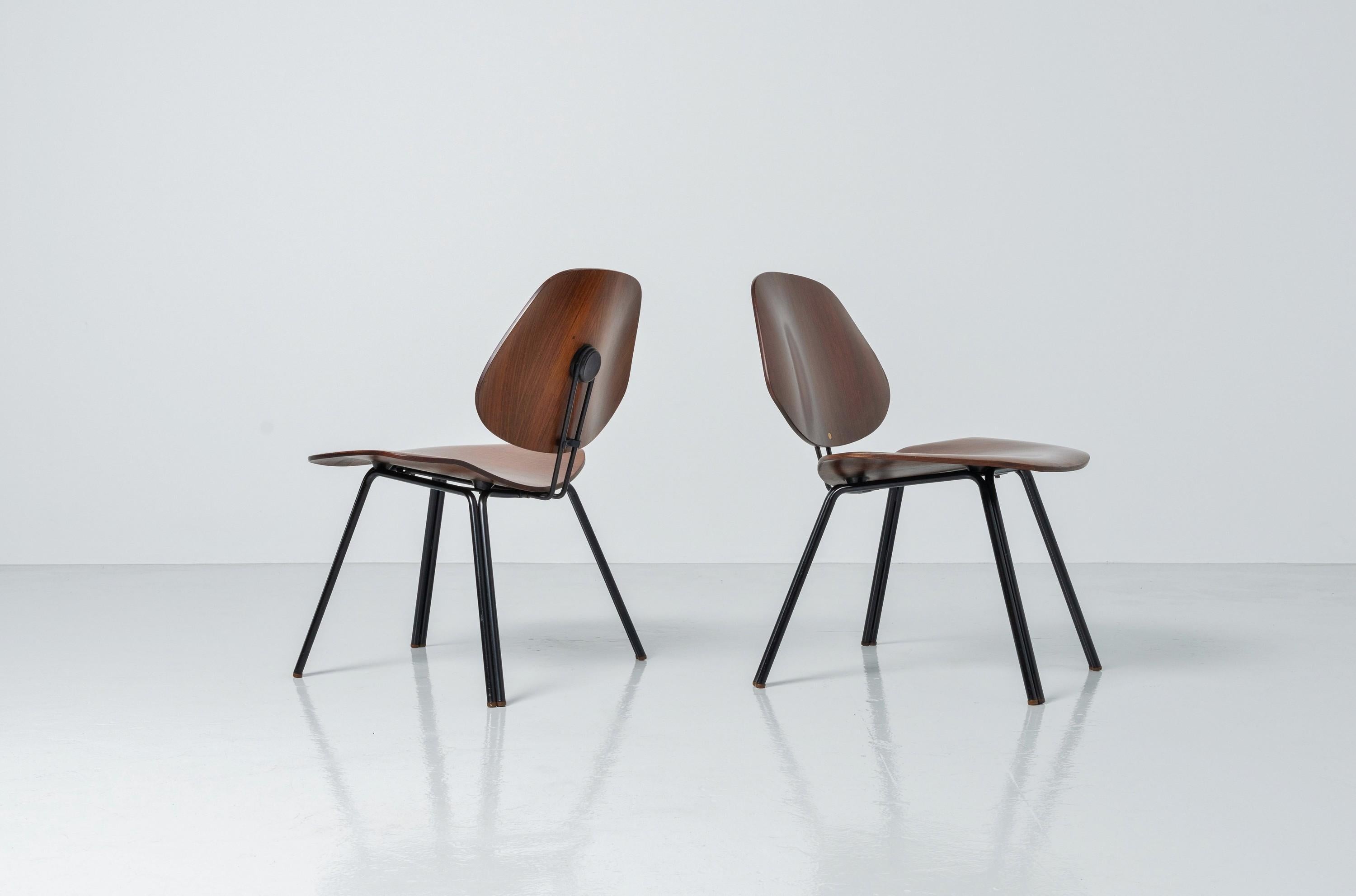 Mid-Century Modern Chaises P31 d'Osvaldo Borsani Tecno Italie 1957 en vente