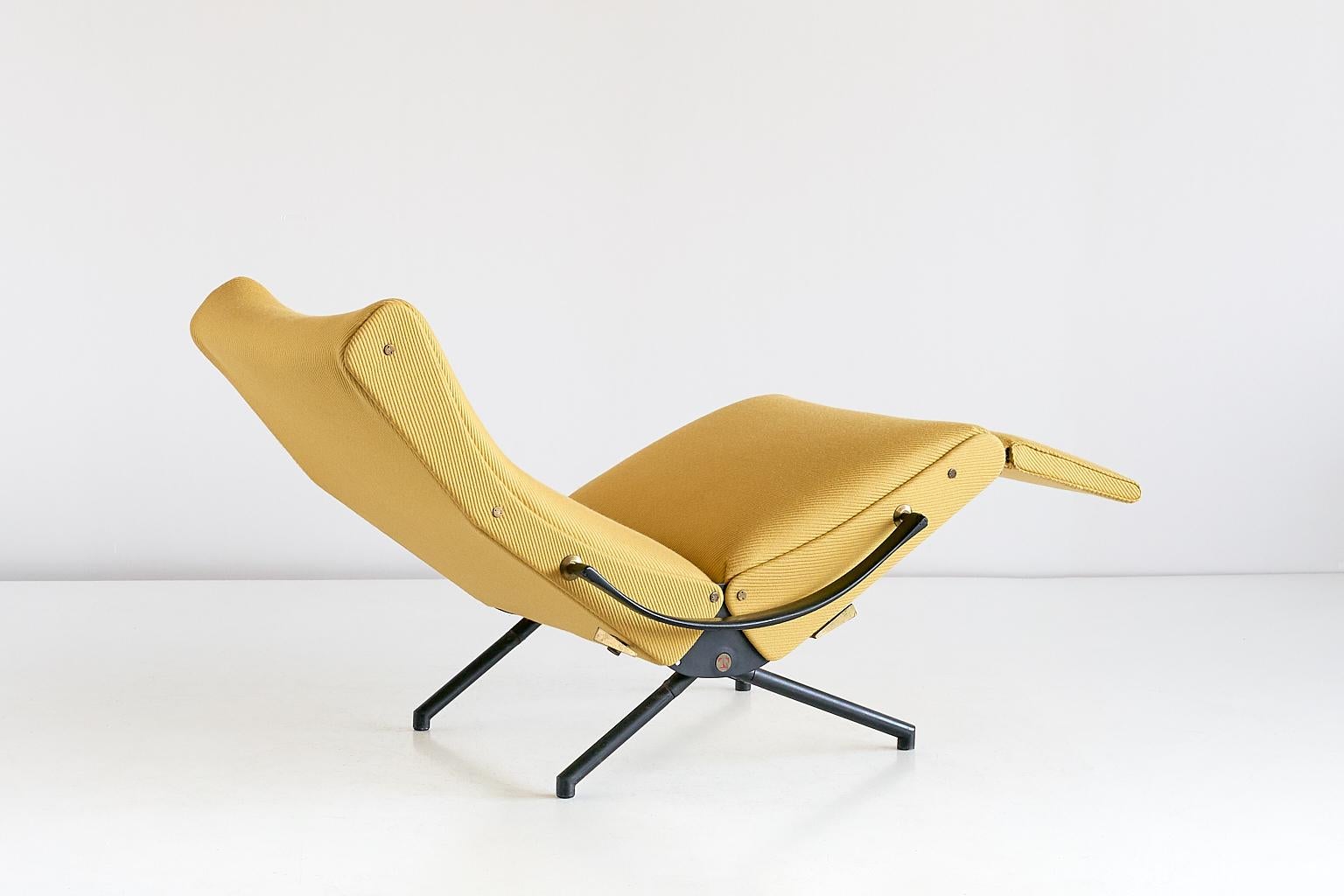 Metal Osvaldo Borsani P40 Lounge Chair, First Edition for Tecno, Italy, 1955