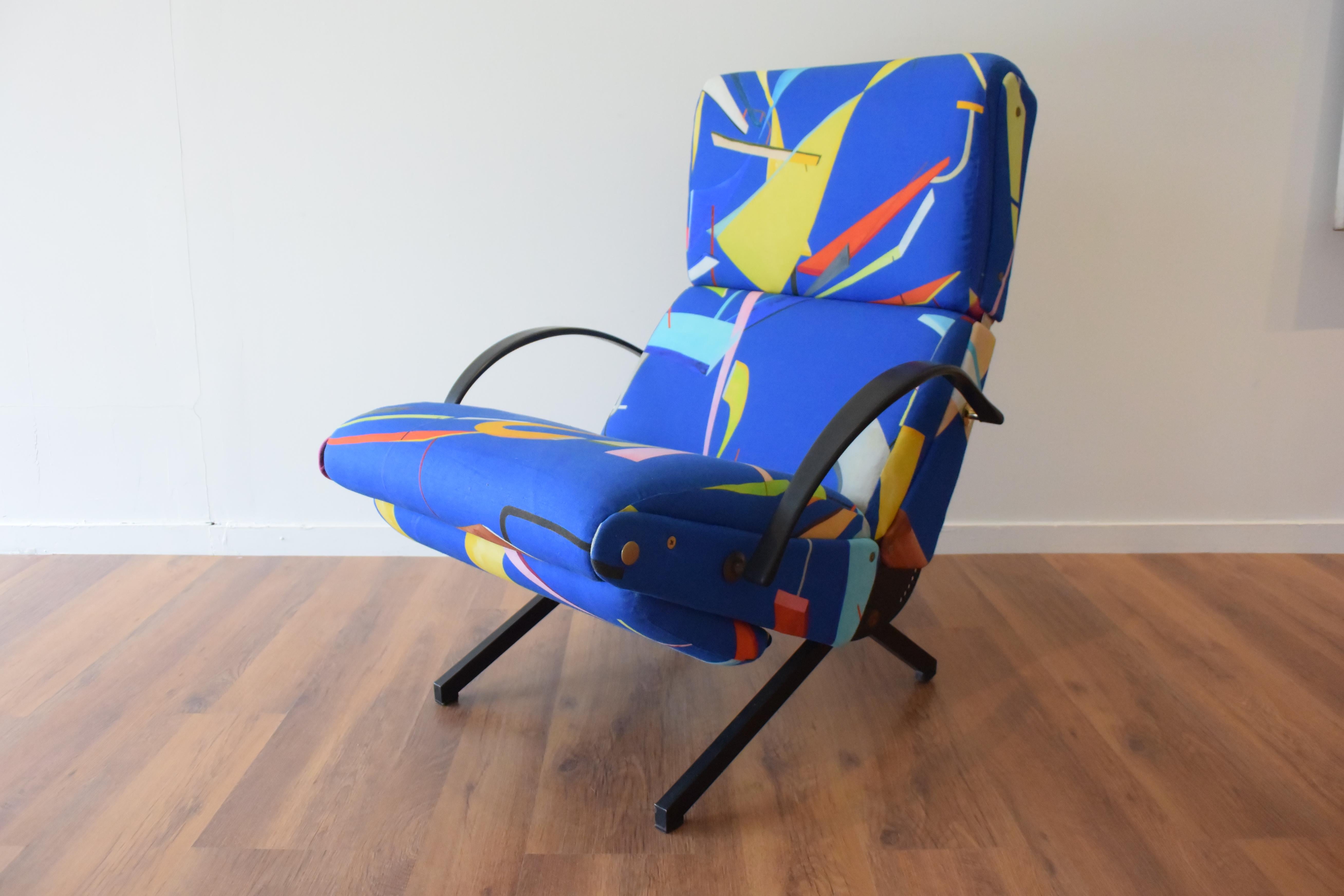 Italian Osvaldo Borsani P40 Lounge Chair for Tecno