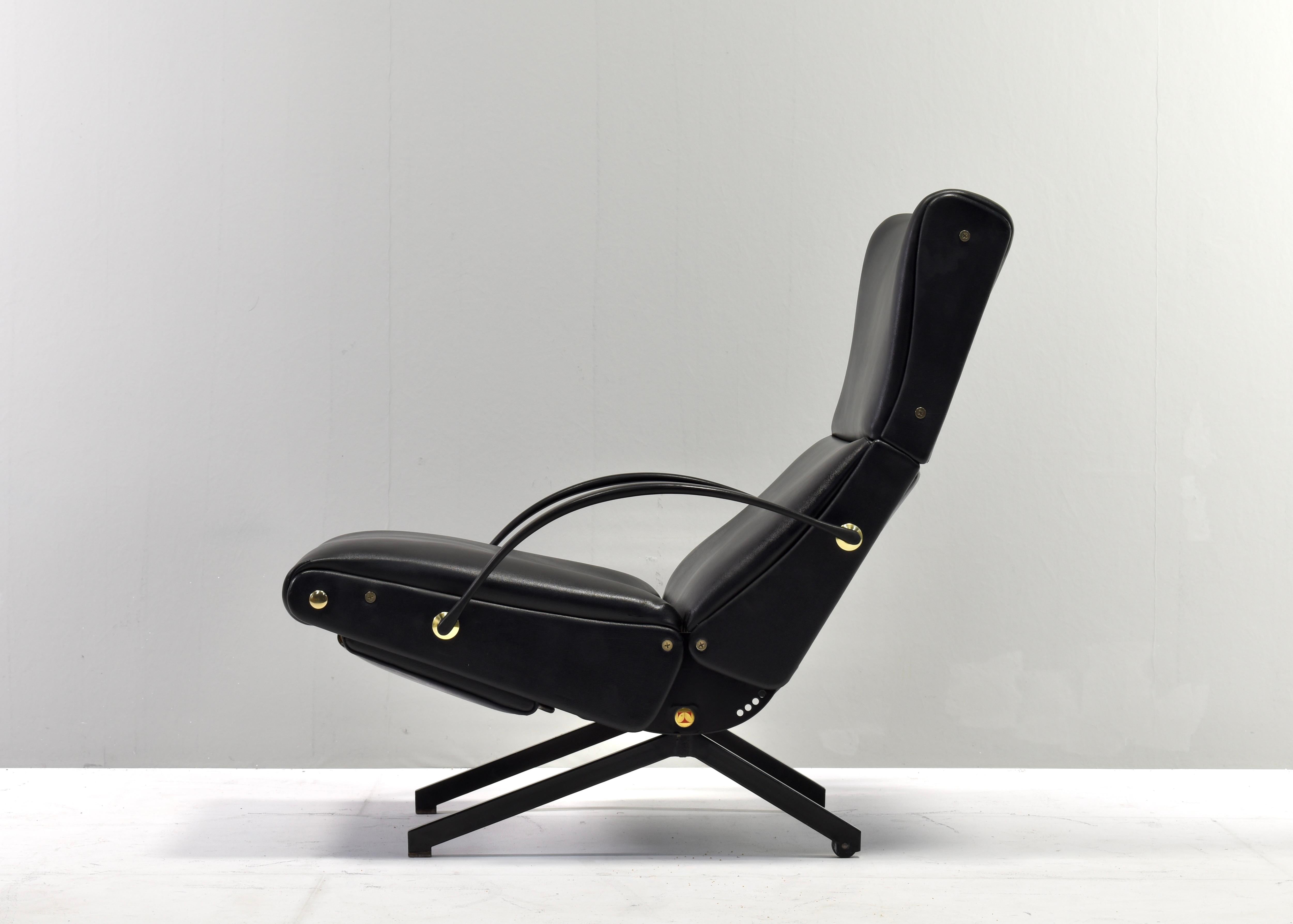 Mid-20th Century Osvaldo Borsani P40 Lounge Chair for TECNO, Italy, circa 1950-70