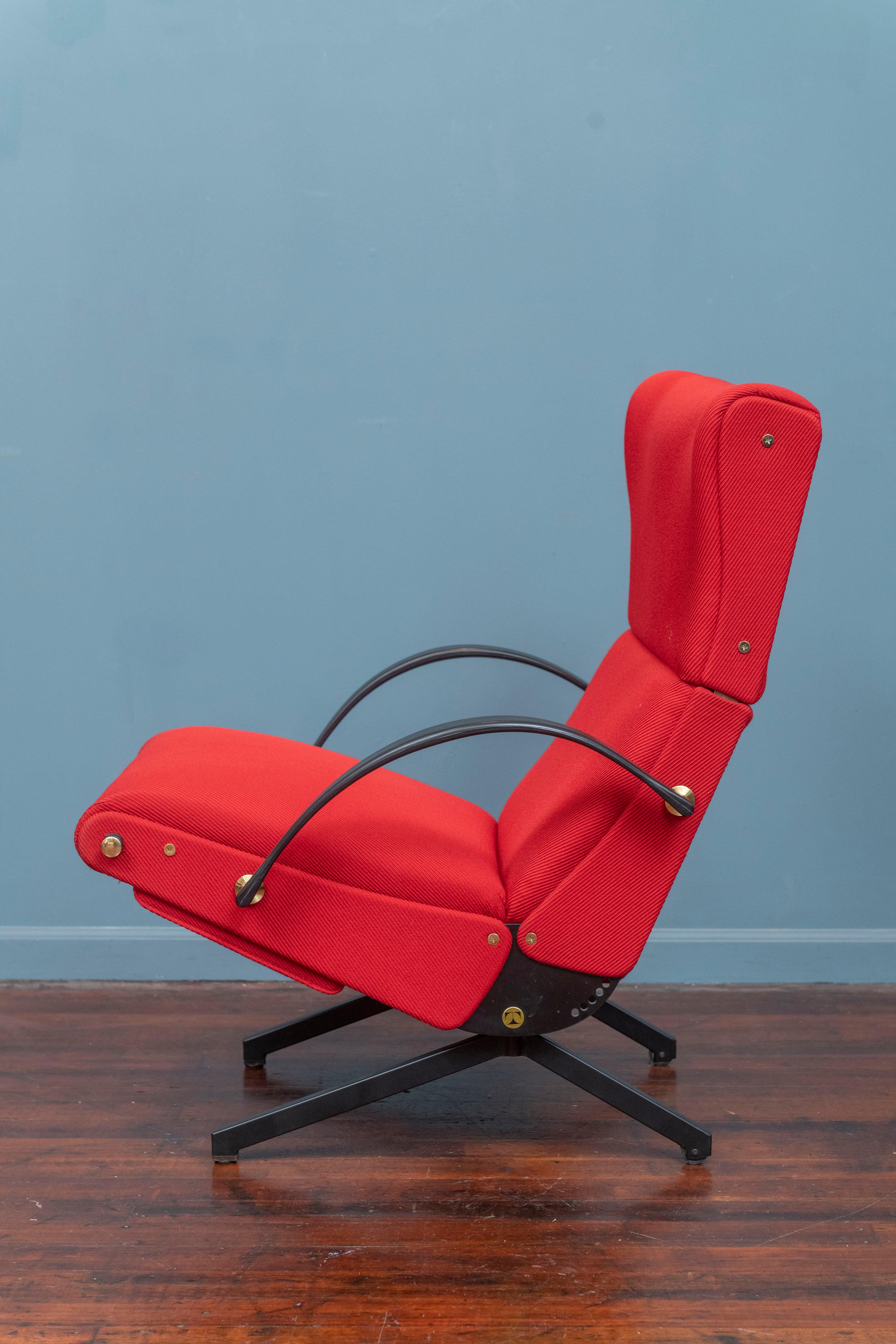 Mid-Century Modern Osvaldo Borsani P40 Lounge Chair for Tecno, Italy