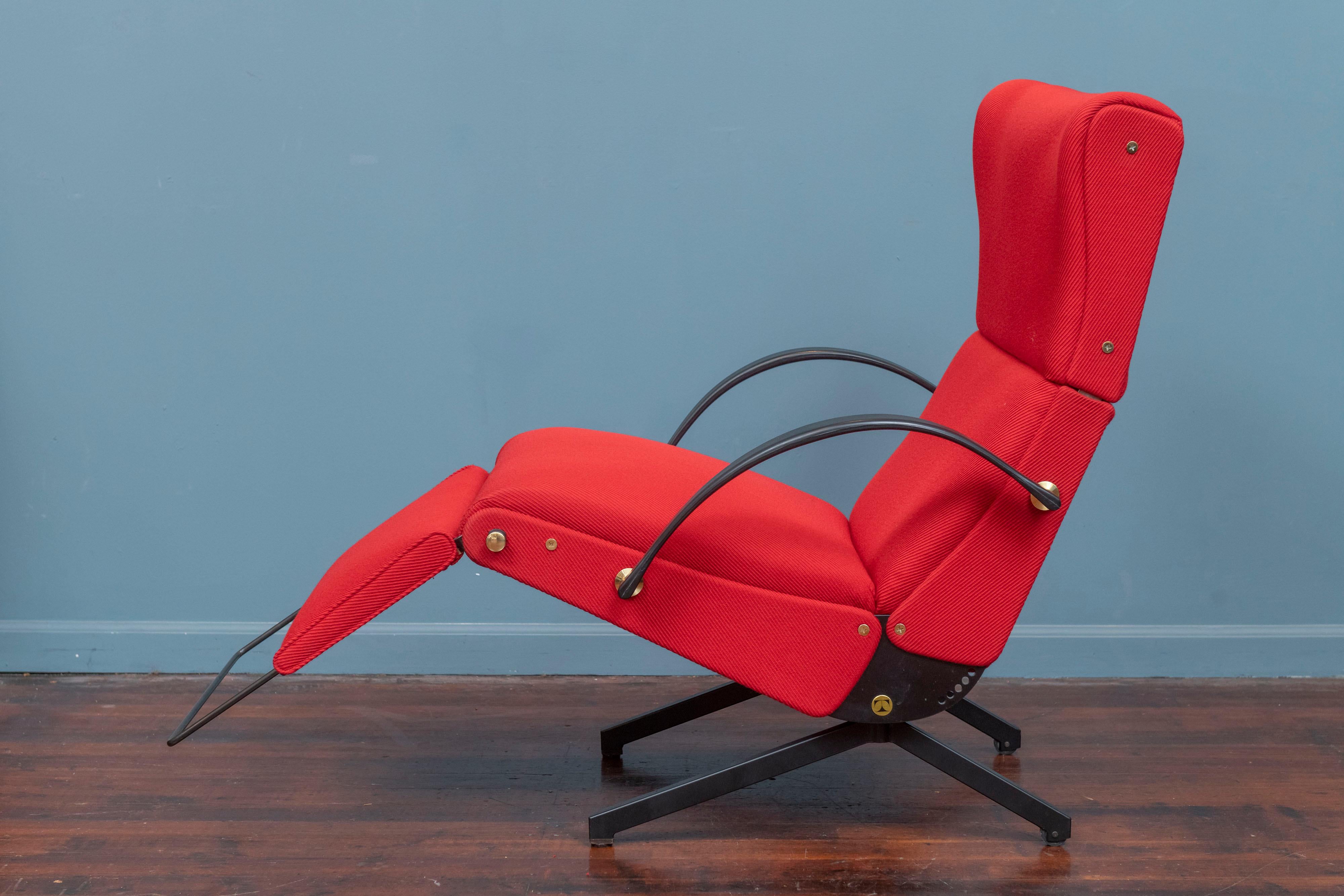 Mid-20th Century Osvaldo Borsani P40 Lounge Chair for Tecno, Italy