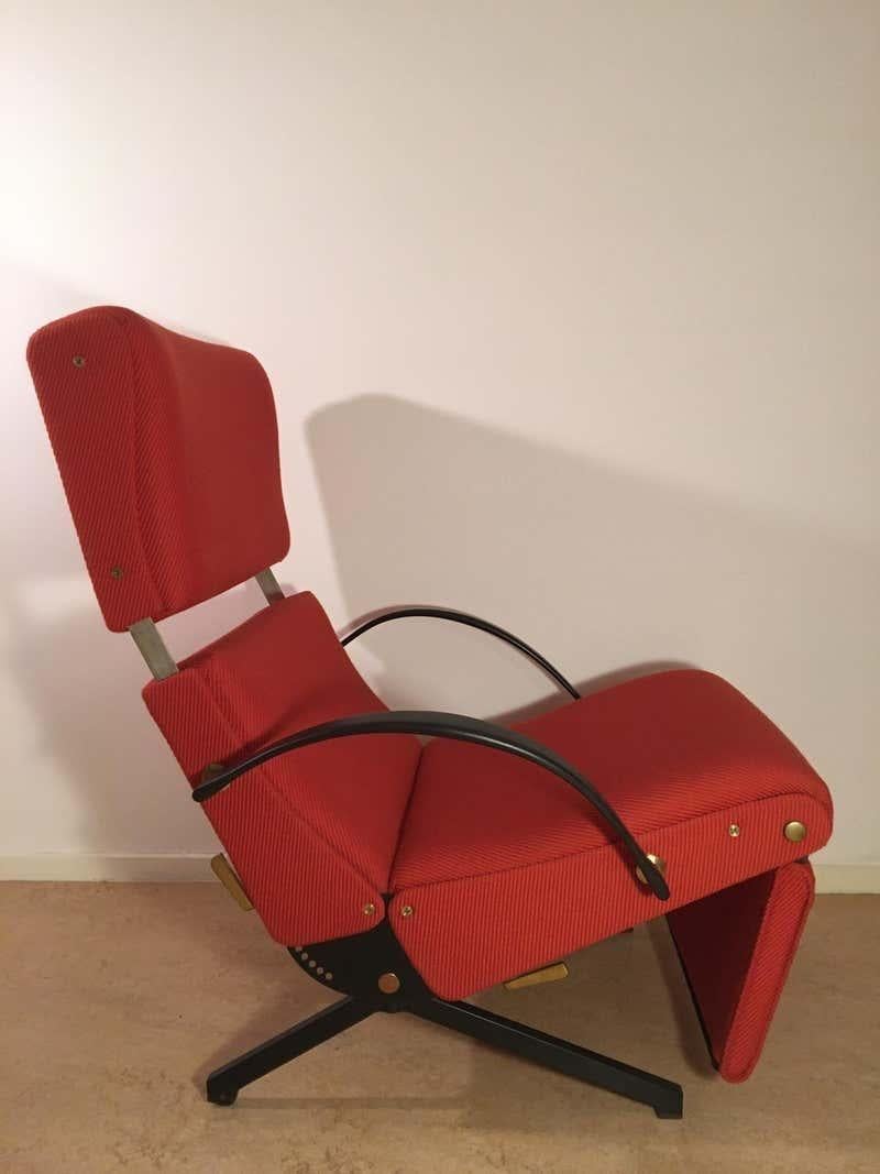 Mid-Century Modern Osvaldo Borsani P40 Lounge Chair from Tecno, Italy, 1950s