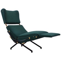 Osvaldo Borsani P40 Reclining Lounge Chair by Tecno