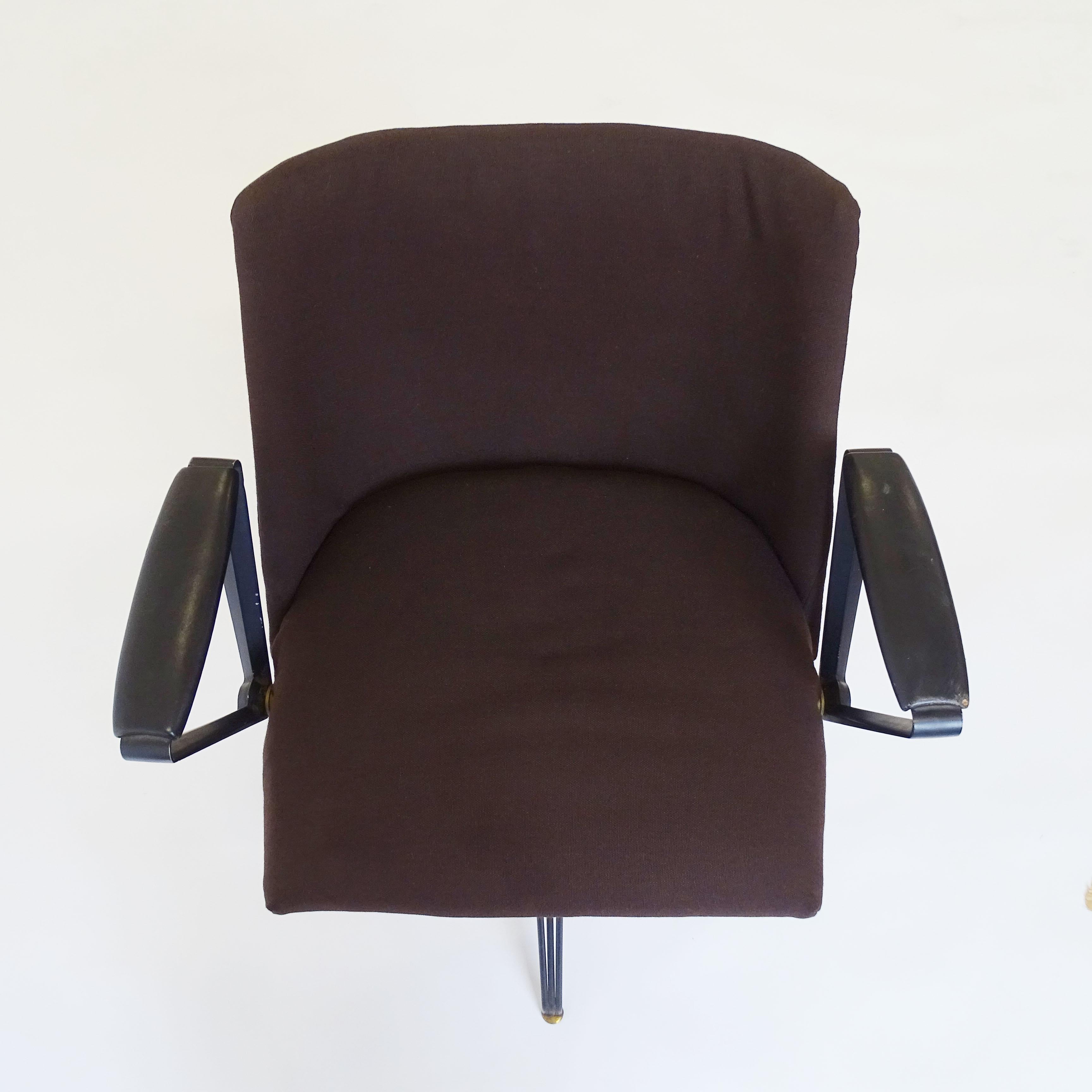Silla de escritorio Osvaldo Borsani P99 para Tecno, Italia 1957 en Bueno estado para la venta en Milan, IT