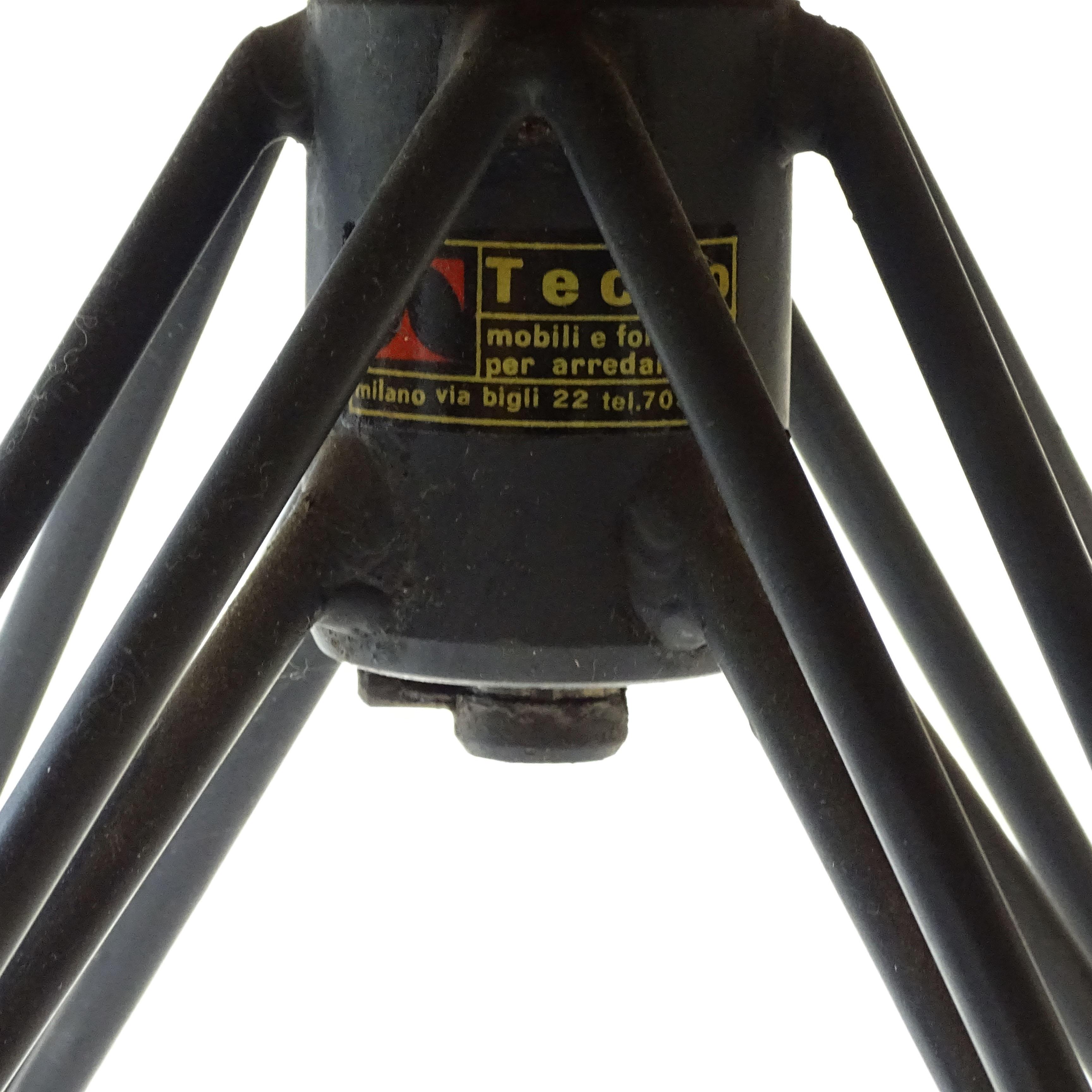 Silla de escritorio Osvaldo Borsani P99 para Tecno, Italia 1957 Latón en venta
