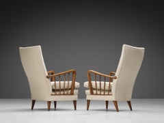 Osvaldo Borsani Paire de chaises longues en noyer