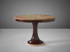 Osvaldo Borsani Pedestal Table with Onyx Top