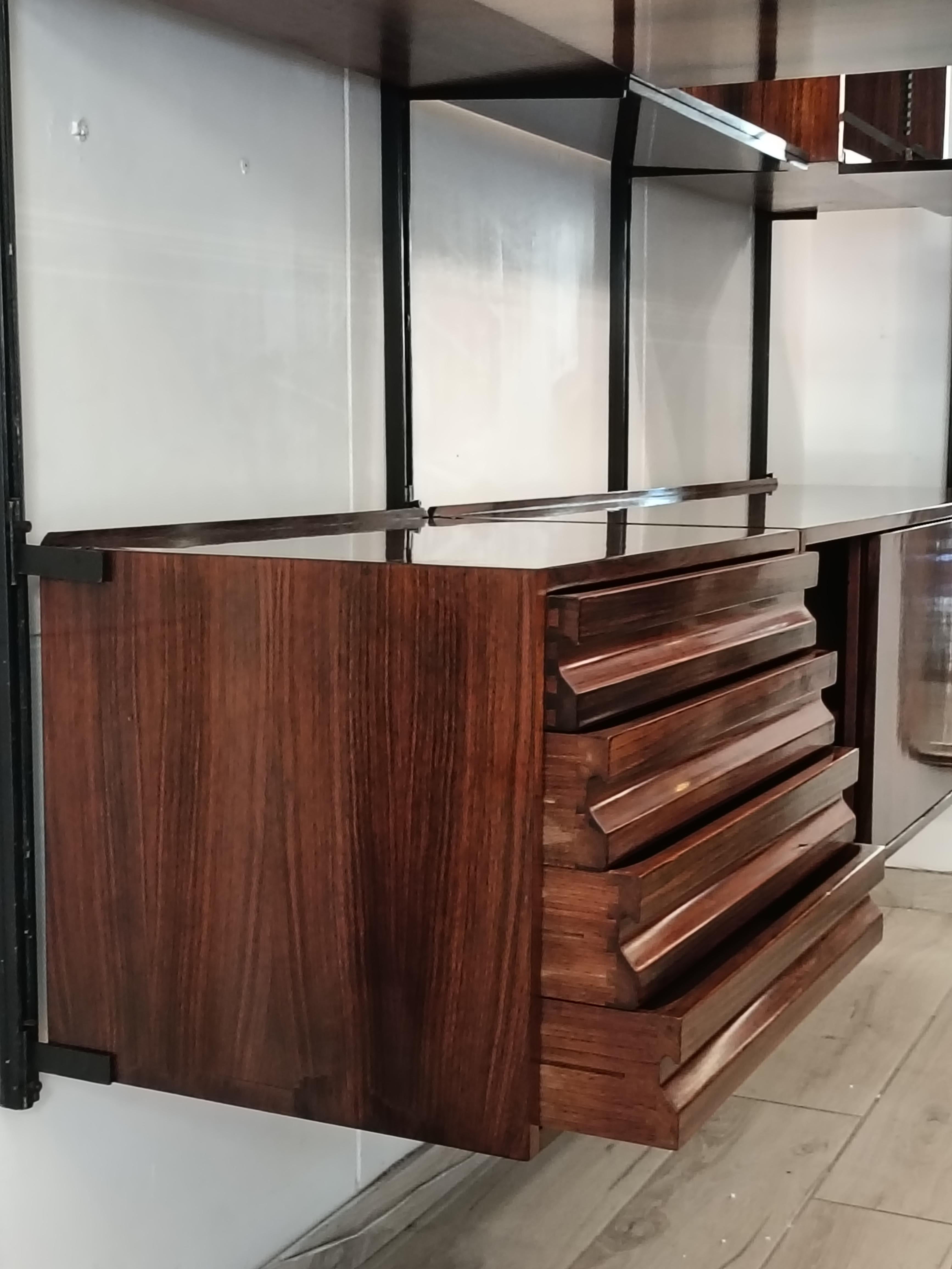 Osvaldo Borsani para Tecno Librería modular E22, Italia Años 60 Italian en venta