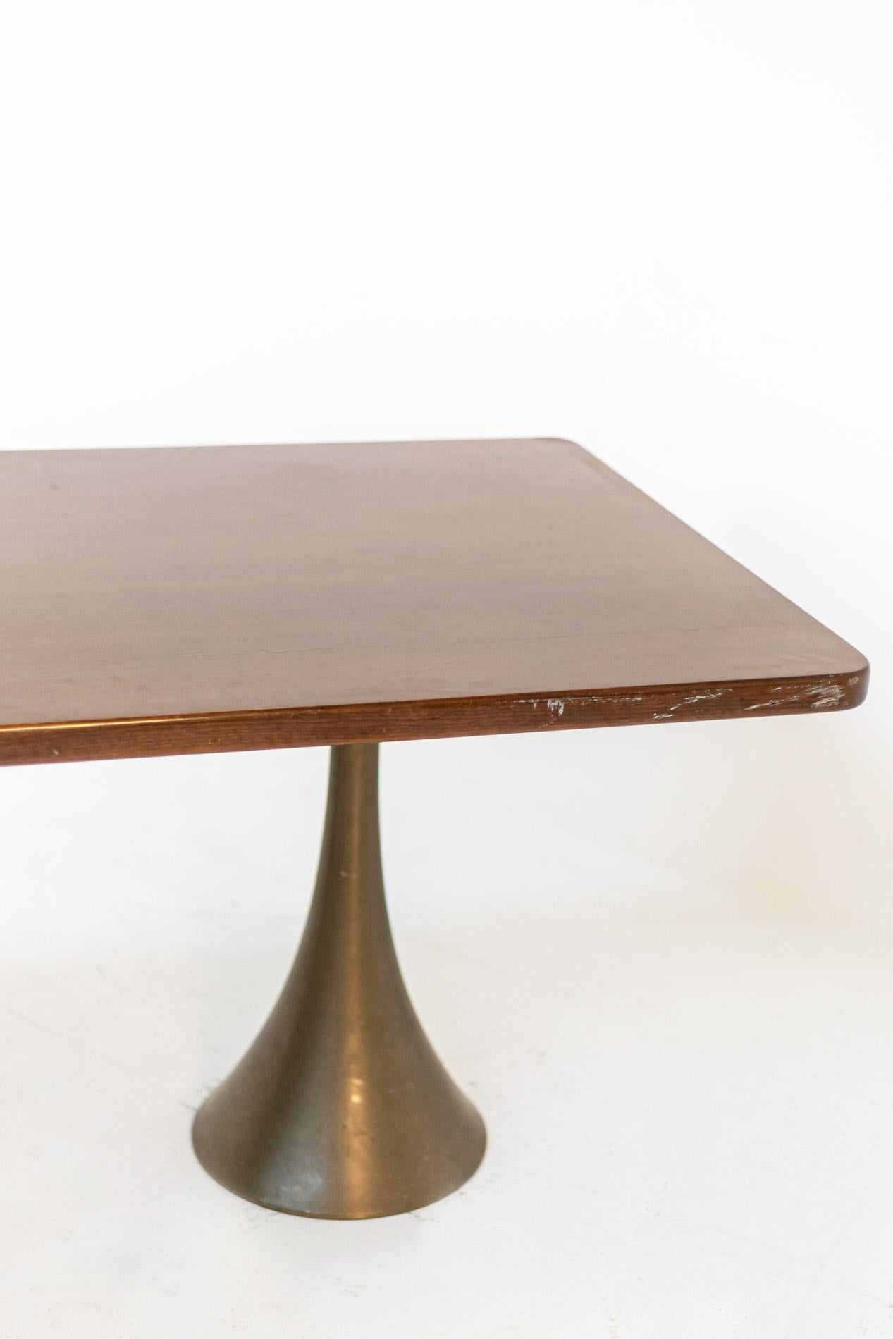 Osvaldo Borsani Rare table italienne en bronze, 1971 en vente 3