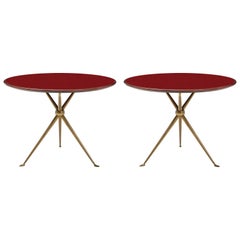 Tables d'appoint rares Osvaldo Borsani