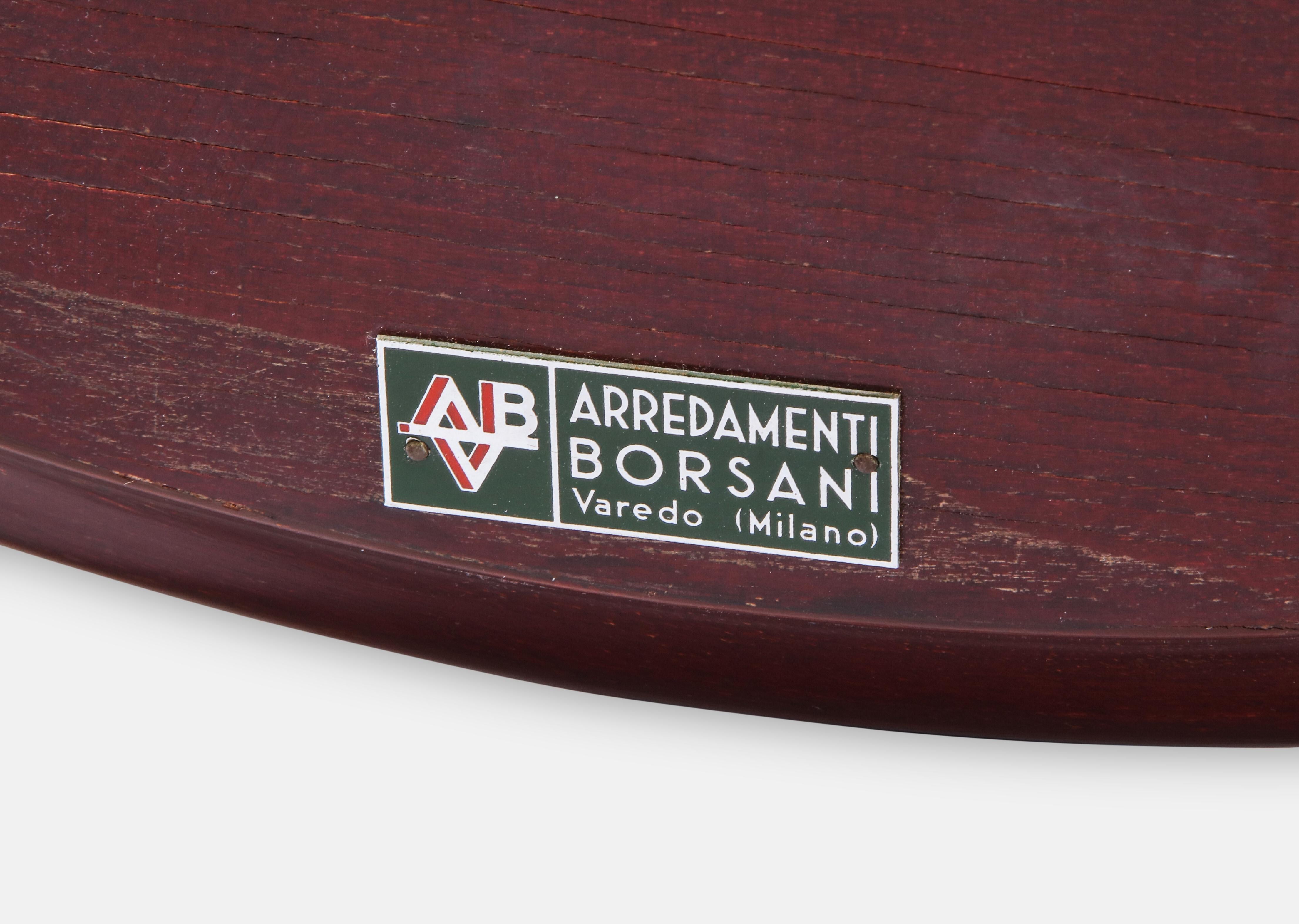 Brass Osvaldo Borsani Rare Side Table