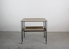 Chariot rectangulaire C7 Osvaldo Borsani en acier pour Tecno Varedo, Italie, années 1960