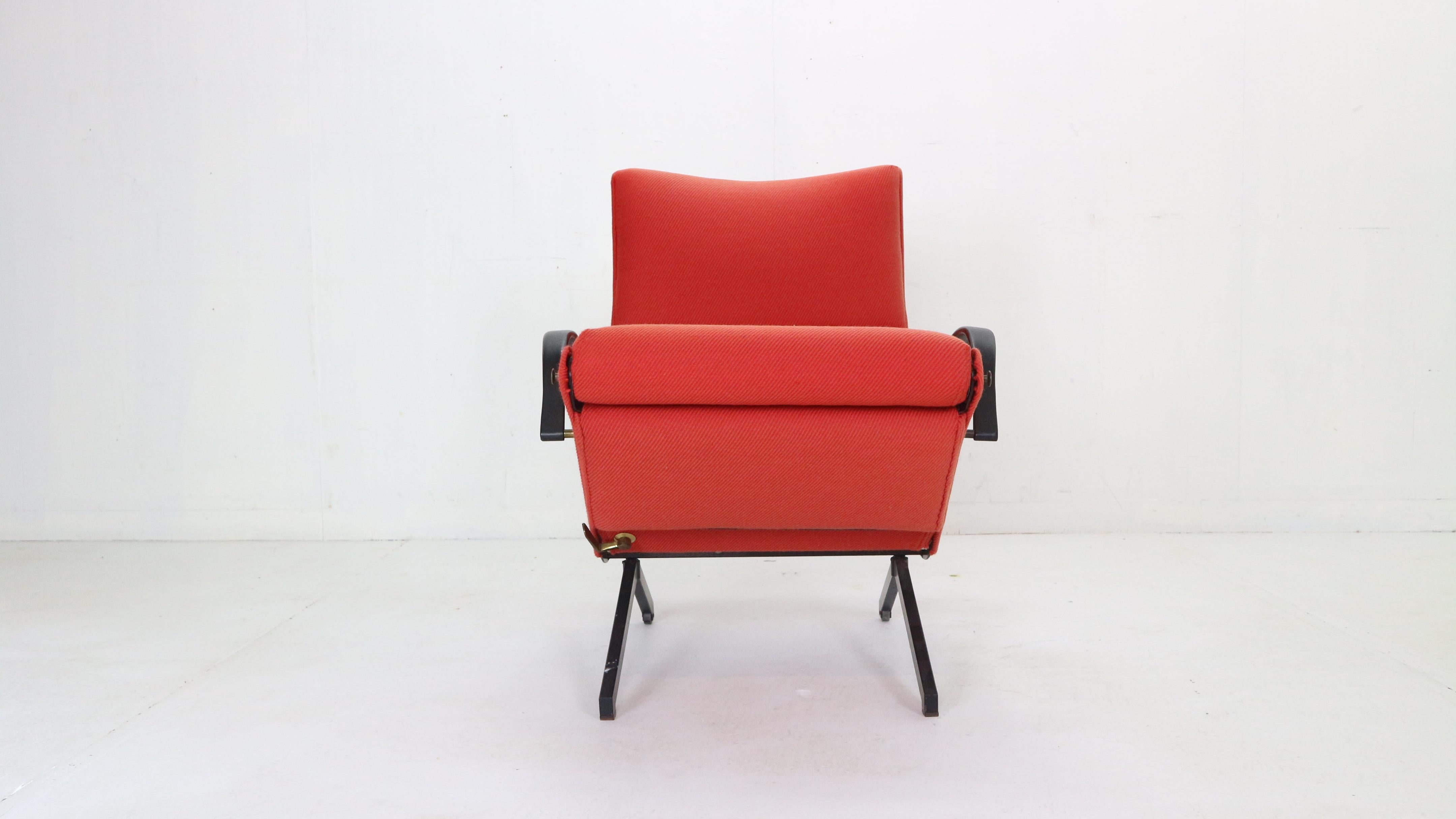 Mid-Century Modern Osvaldo Borsani Red 