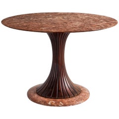 Osvaldo Borsani Round Marble Dining Table