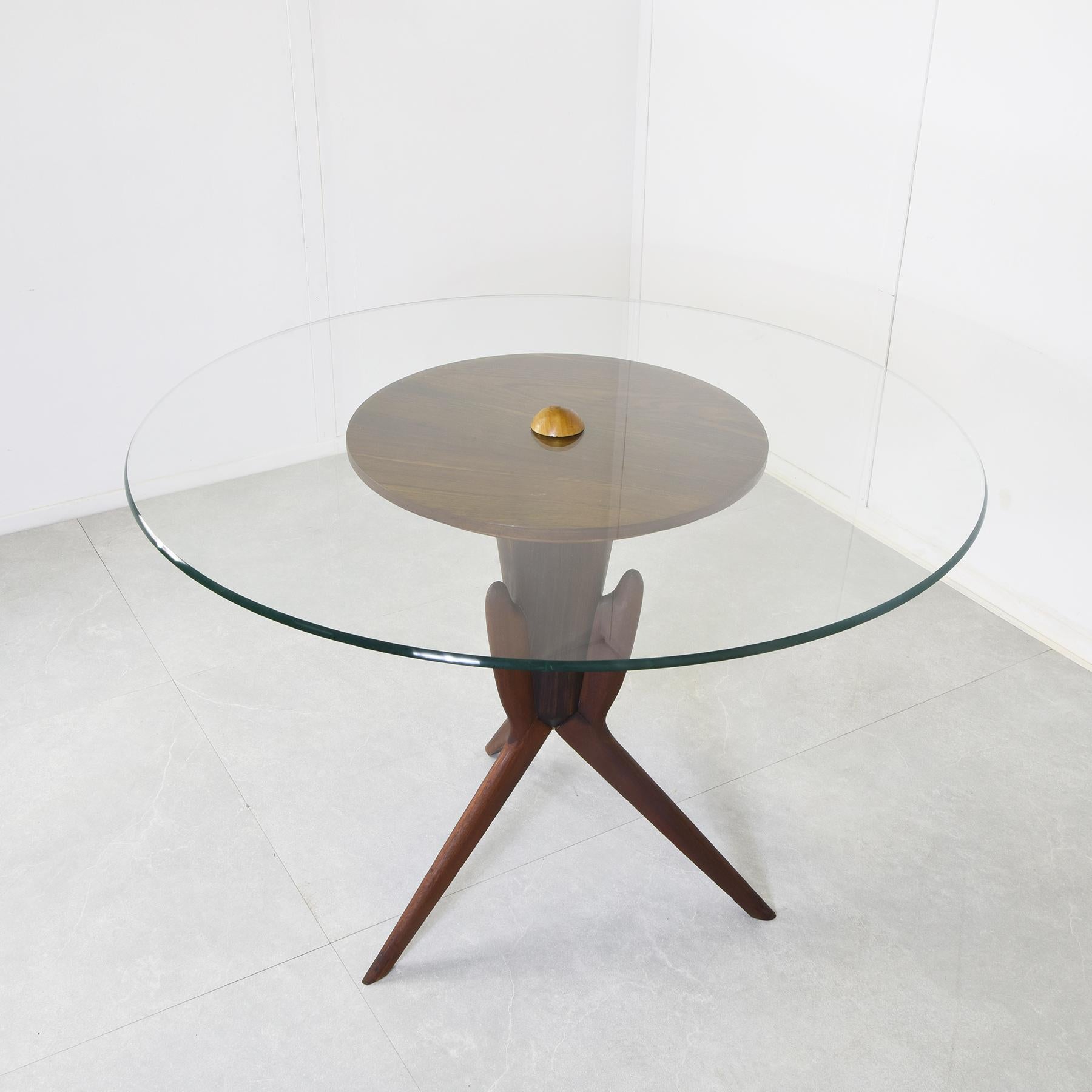 Osvaldo Borsani, runder Tisch, 1960 im Zustand „Gut“ im Angebot in bari, IT