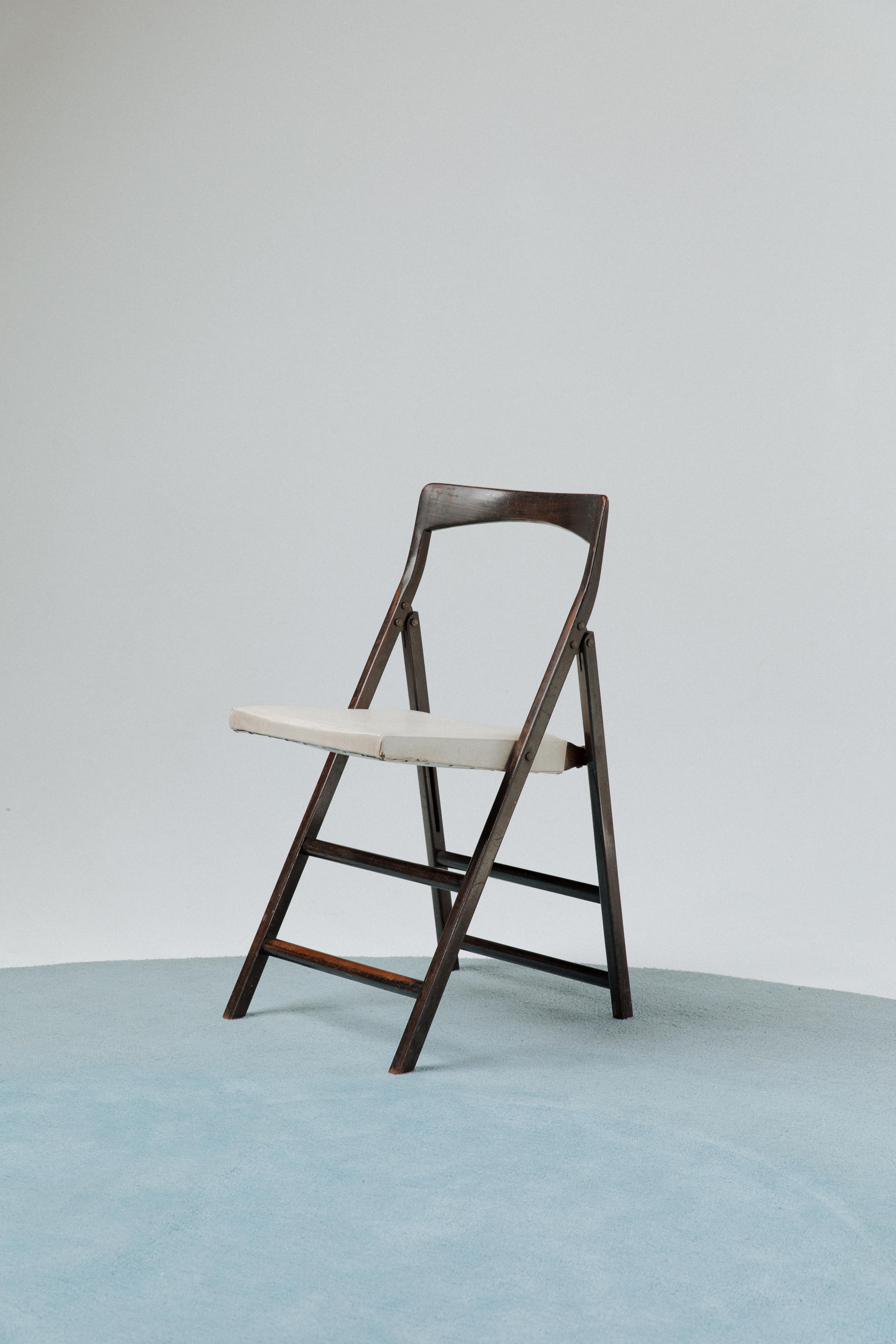 Mid-Century Modern Osvaldo Borsani s80 Folding Chairs For Sale