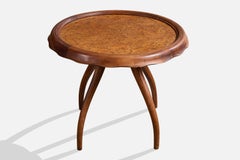 Osvaldo Borsani, Side Table, Walnut, Italy, 1930s