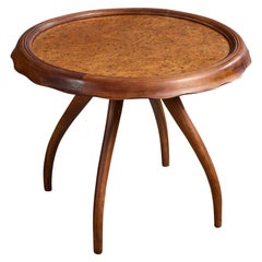 Osvaldo Borsani, Side Table, Walnut, Italy, 1930s