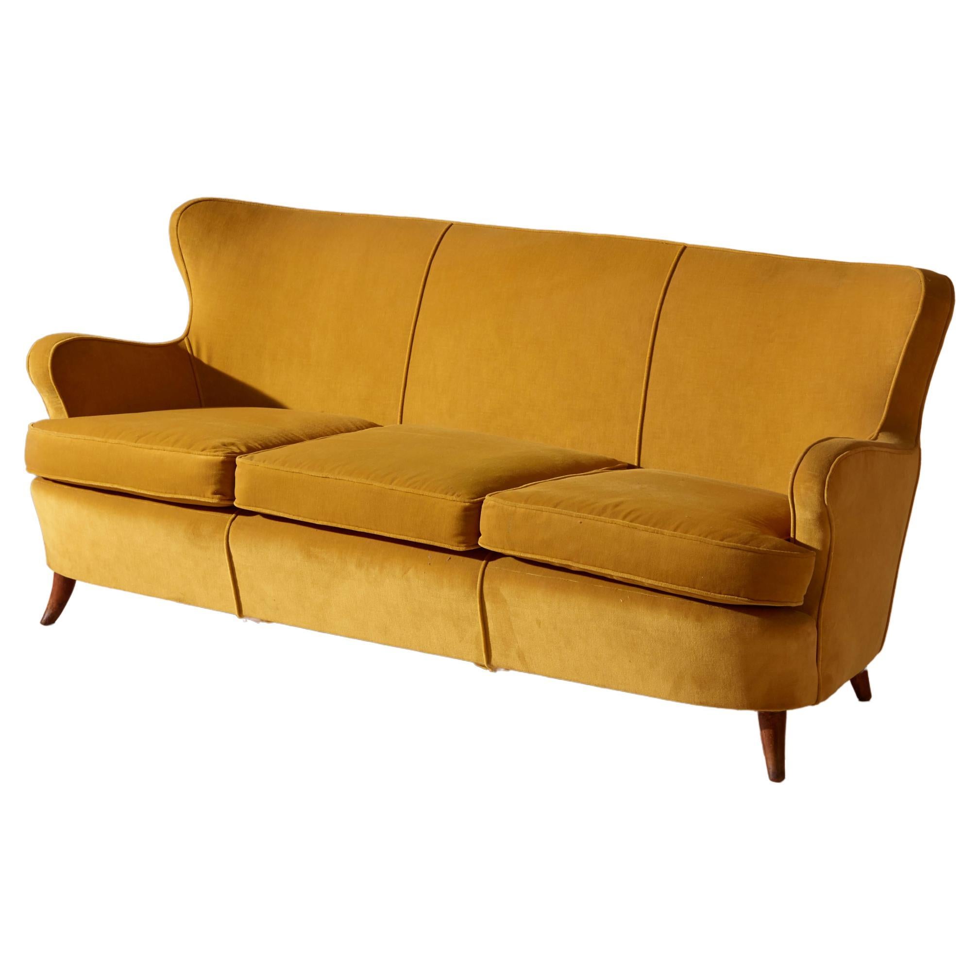 Osvaldo Borsani sofa, Italy, 1940s For Sale