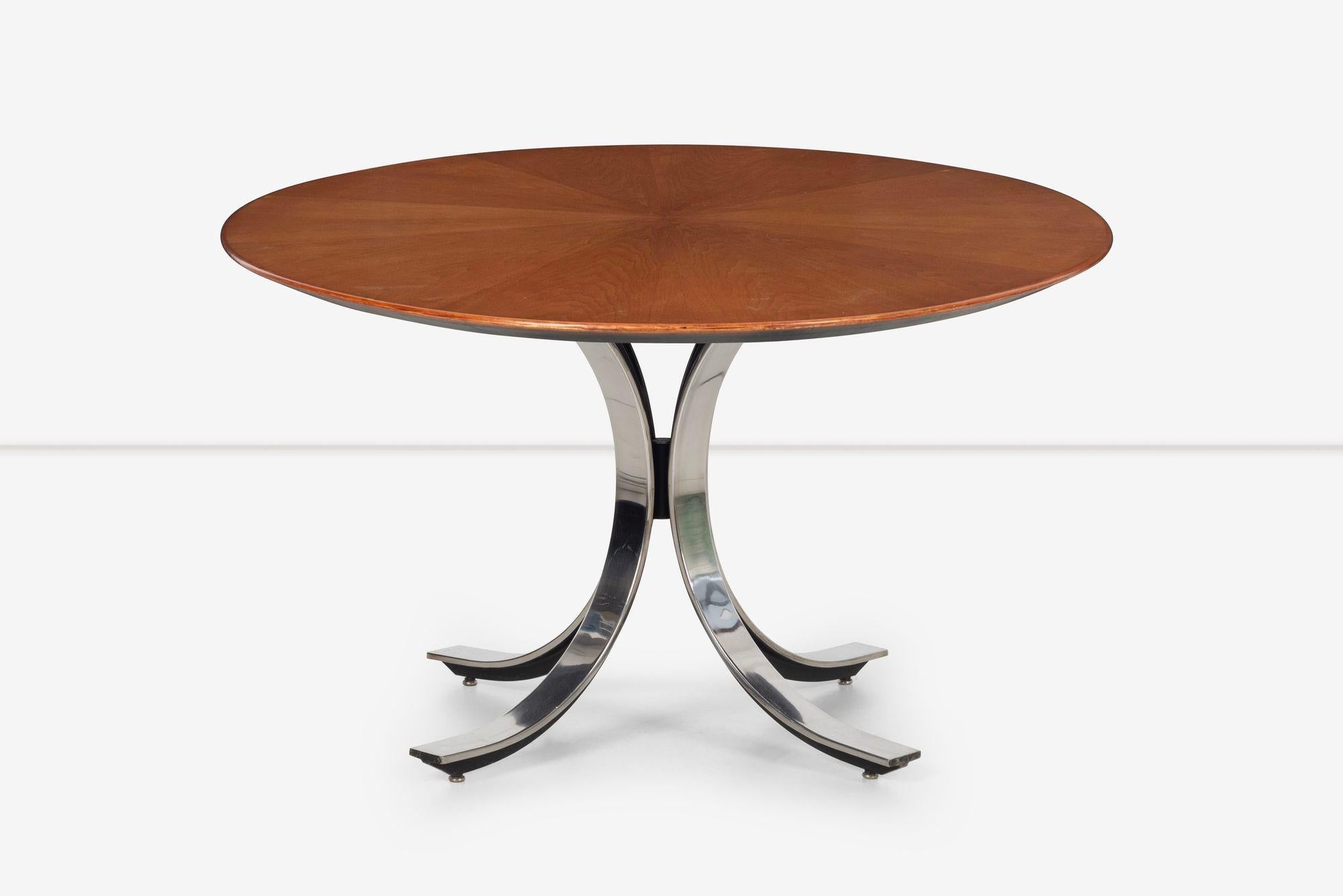 Osvaldo Borsani Style Dining Table In Good Condition In Chicago, IL