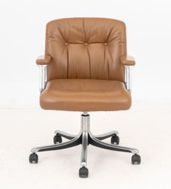 Osvaldo Borsani Swivel Office Chair, ca. 1970