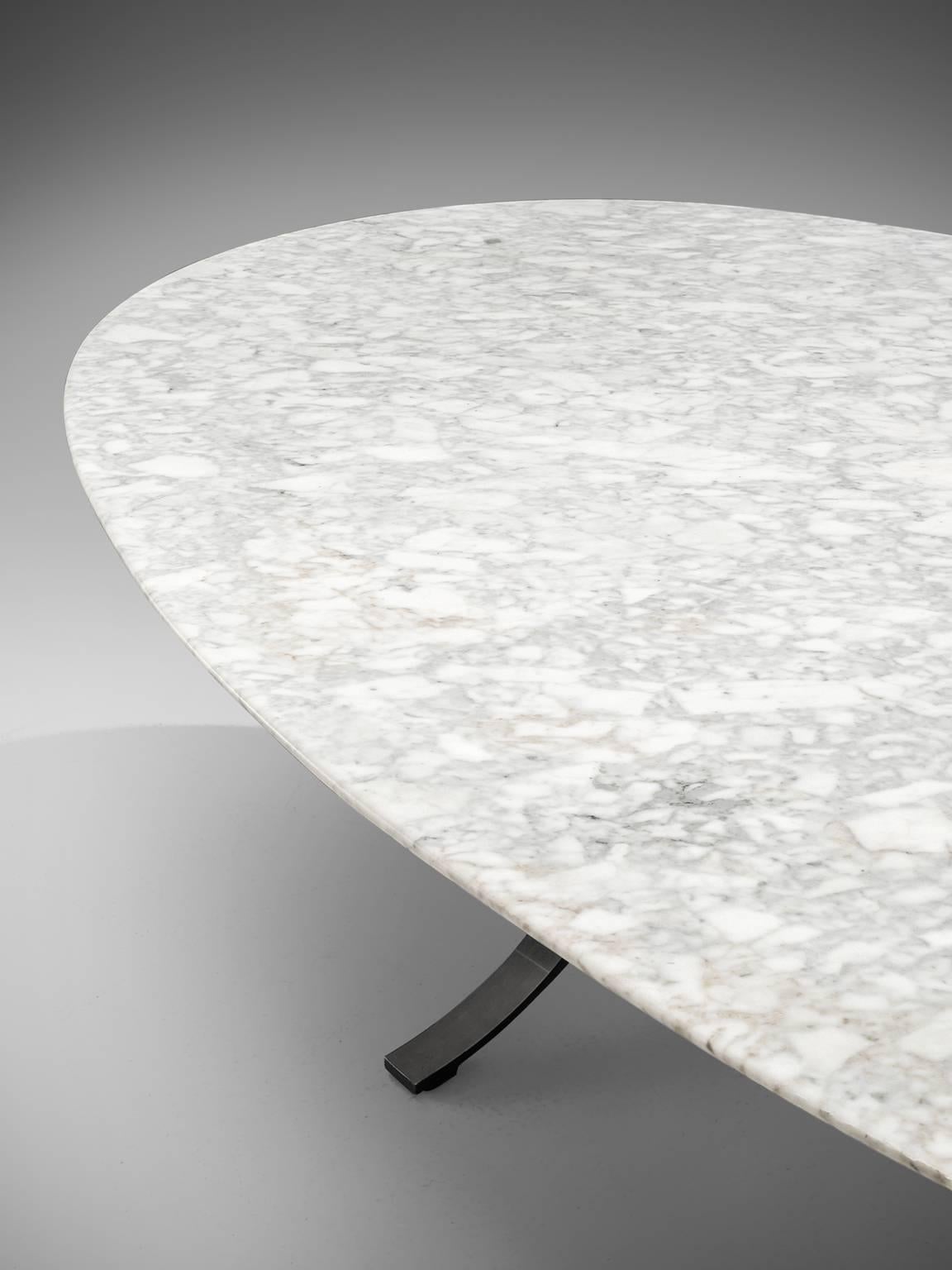 Mid-Century Modern Osvaldo Borsani T 102 Marble Dining Table 