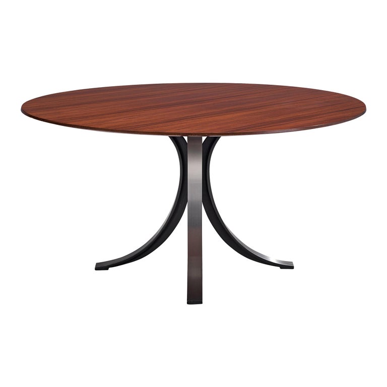 Osvaldo Borsani T-69 Dining Table with Rosewood Top For Sale at 1stdibs