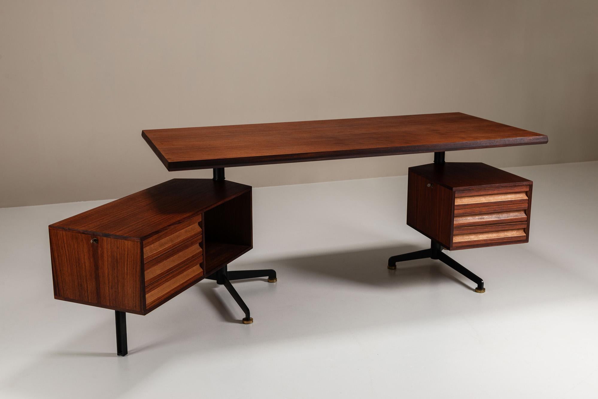 italien Bureau de direction 'T95' Osvaldo Borsani pour Tecno, Italie, années 1950 en vente