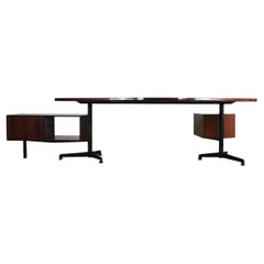 Osvaldo Borsani T96 Boomerang Executive Desk by Tecno 1960s