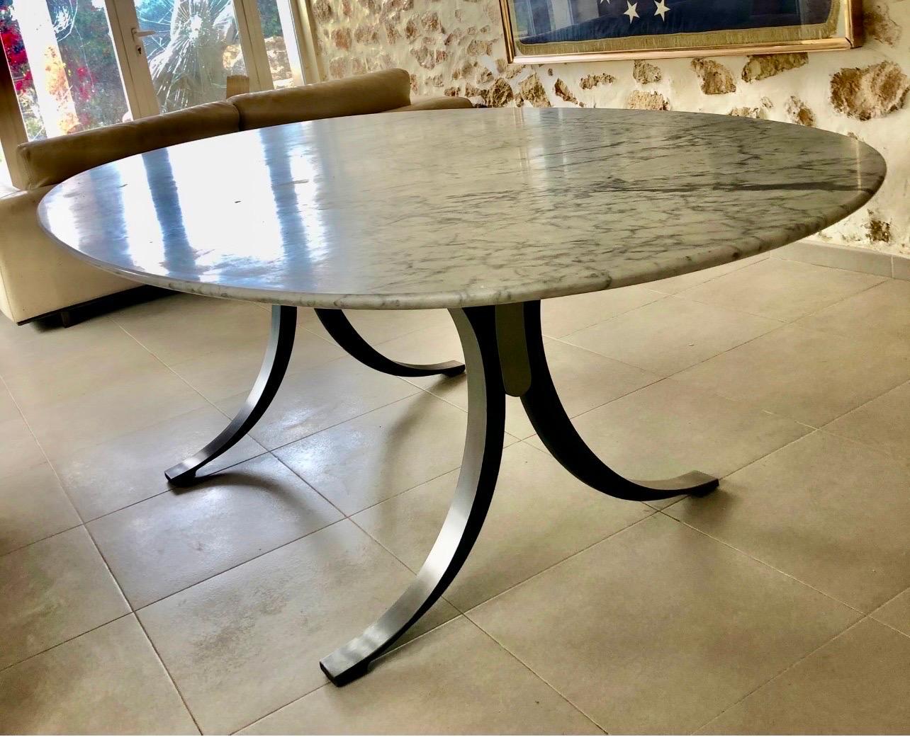 Italian Osvaldo Borsani table T102 original Marble 230 cm , italy 1960s For Sale