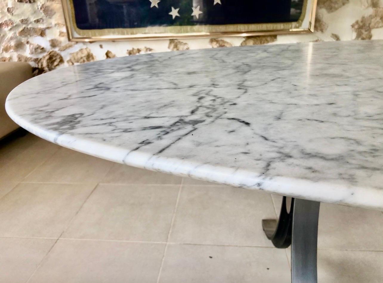 Milieu du XXe siècle Table Osvaldo Borsani T102 original marbre 230 cm, Italie années 1960 en vente