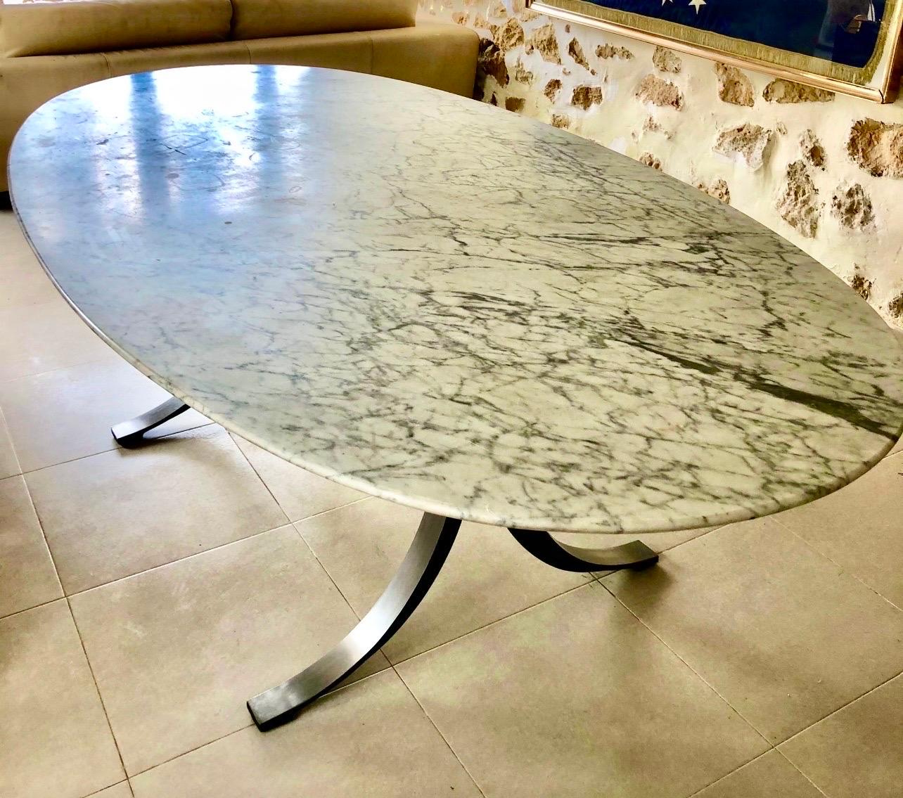 Osvaldo Borsani table T102 original Marble 230 cm , italy 1960s For Sale 2
