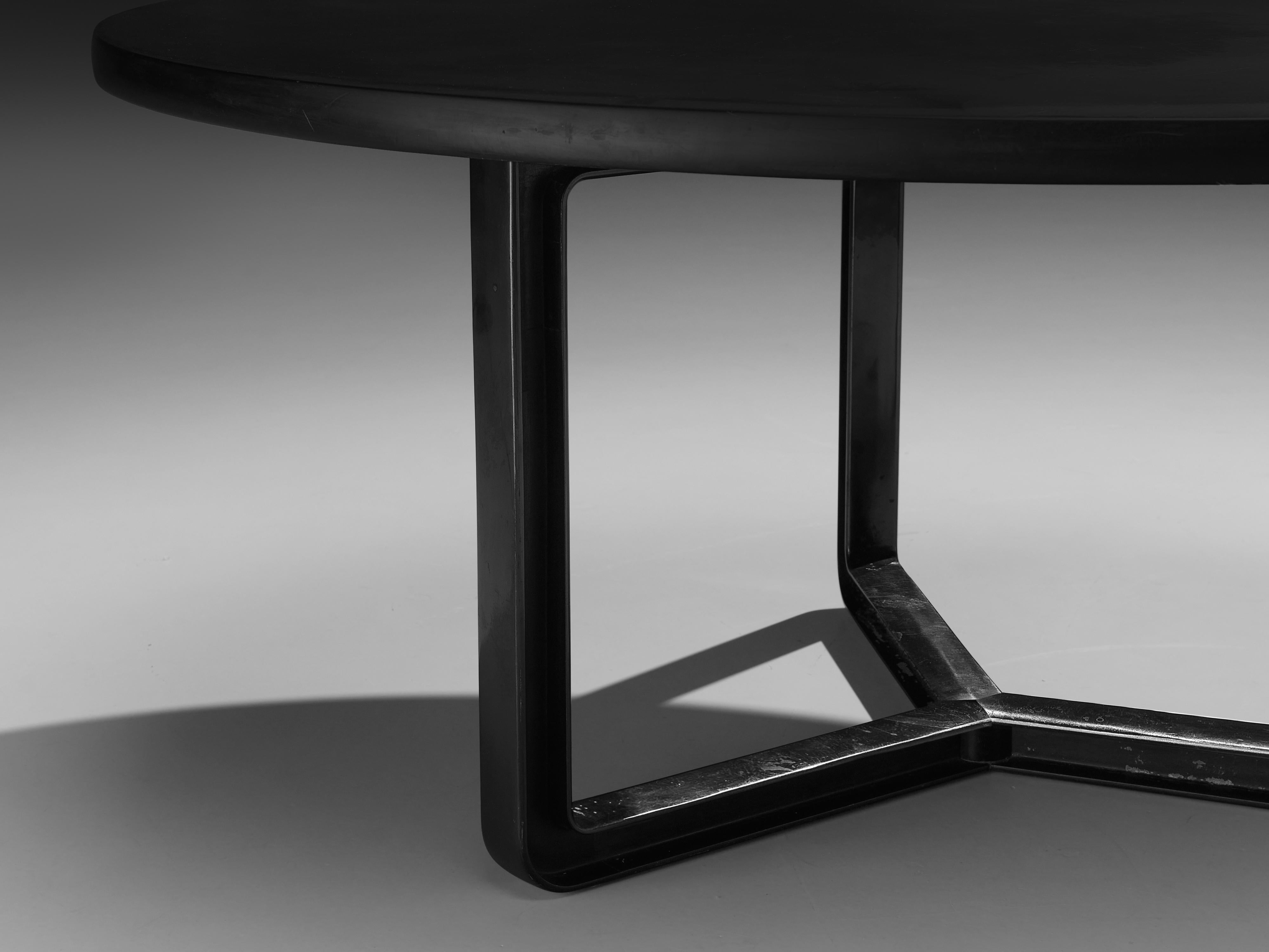 Osvaldo Borsani Table with Set of Six Swivel Chairs by Ico Parisi 5