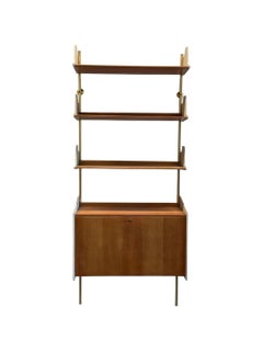 Osvaldo Borsani Tecno L60, sistema di scaffalatura per segretaria o mobile bar, Italia