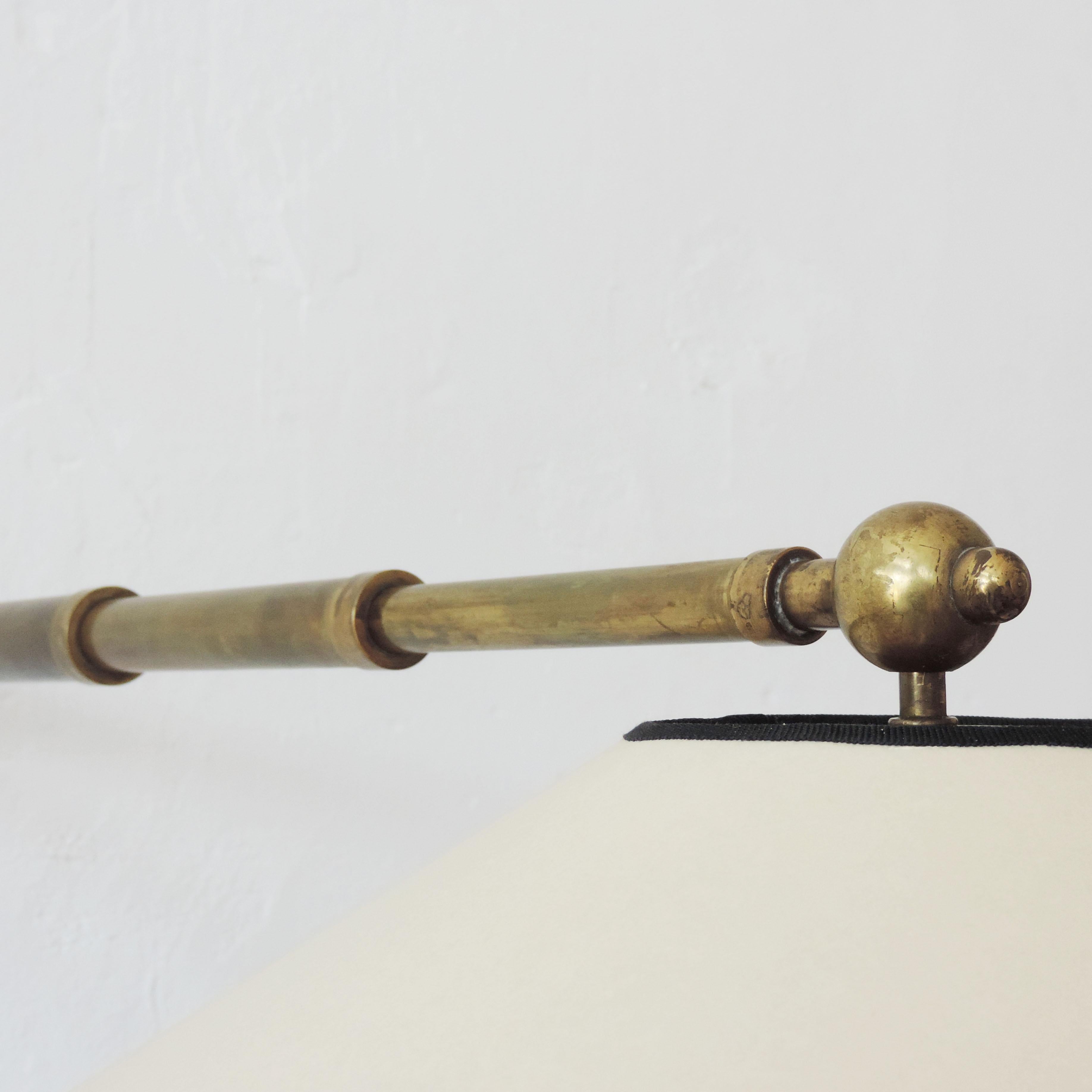 Osvaldo Borsani Telescopic Wall Lamp for ABV, Italy, 1930s In Good Condition For Sale In Milan, IT
