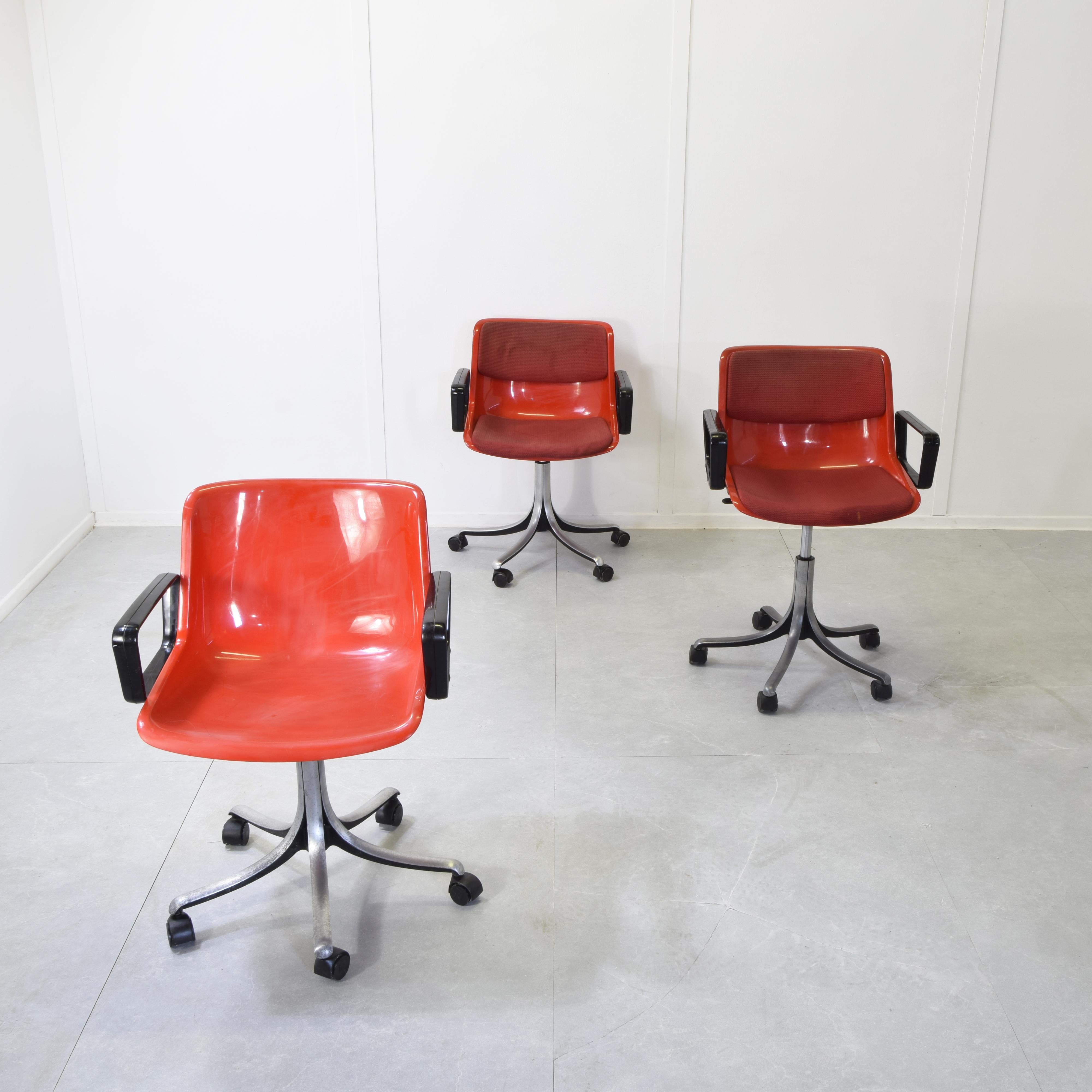Italian Osvaldo Borsani tree chairs mod. Modus for Tecno 1970s. in vendita