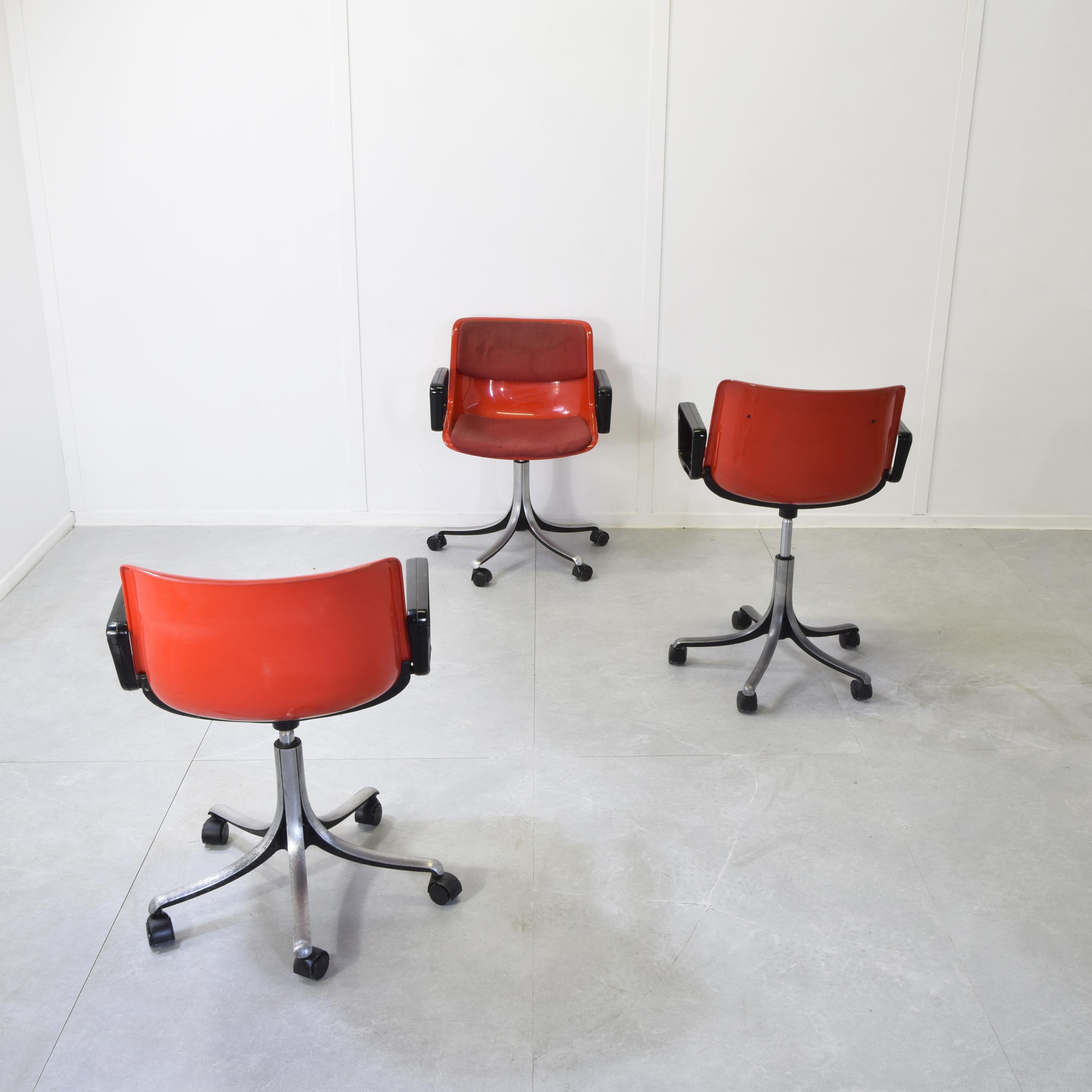 Osvaldo Borsani tree chairs mod. Modus for Tecno 1970s. In condizioni buone in vendita a bari, IT