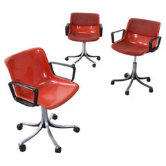 Osvaldo Borsani tree chairs mod. Modus for Tecno 1970s.
