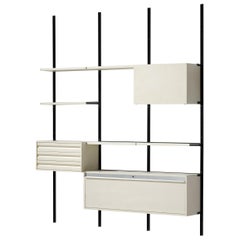 Osvaldo Borsani White Wall Unit for Tecno