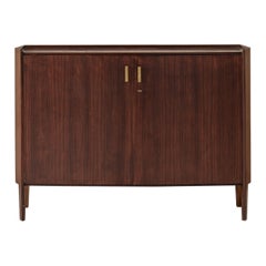 Holz Sideboard von Osvaldo Borsani, Italien 1960. Zertifikat von Archives
