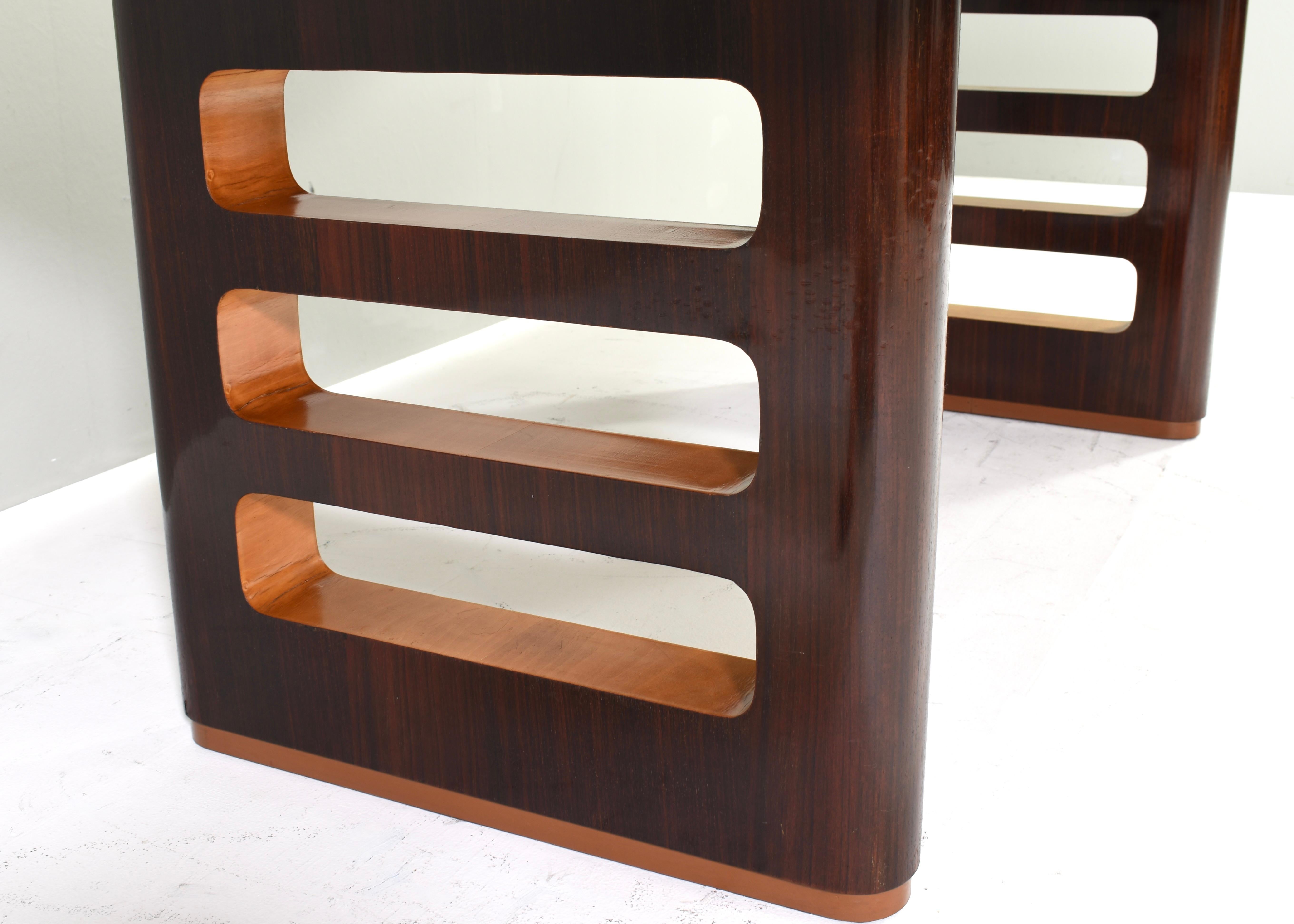 Tavolo da pranzo / scrivania Art-Deco di Osvaldo / Gaetano Borsani - Italia, 1930-50 ca. in vendita 5