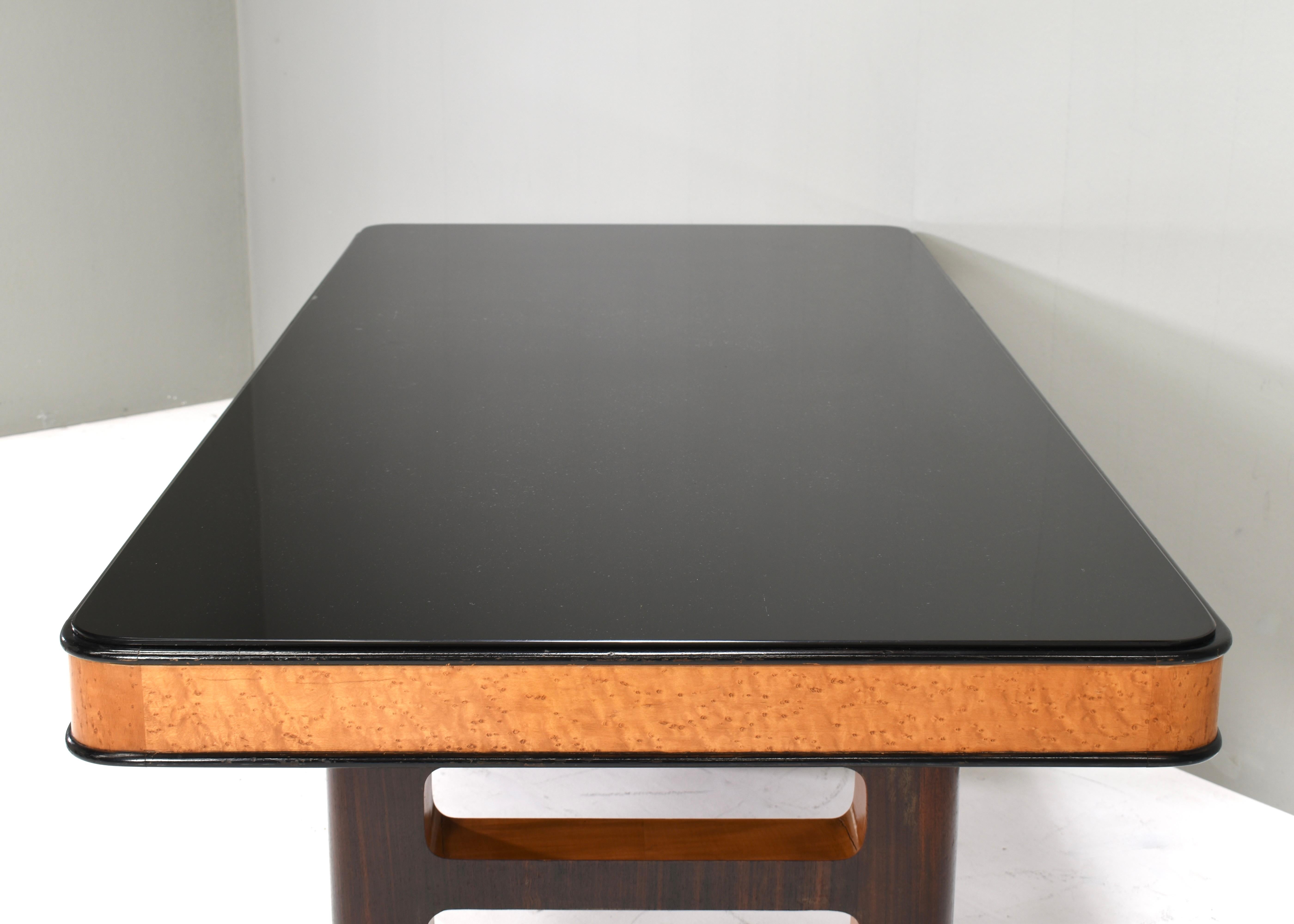 Mid-20th Century Osvaldo / Gaetano BORSANI Art-Deco Dining table / desk - Italy, circa 1930-50 For Sale