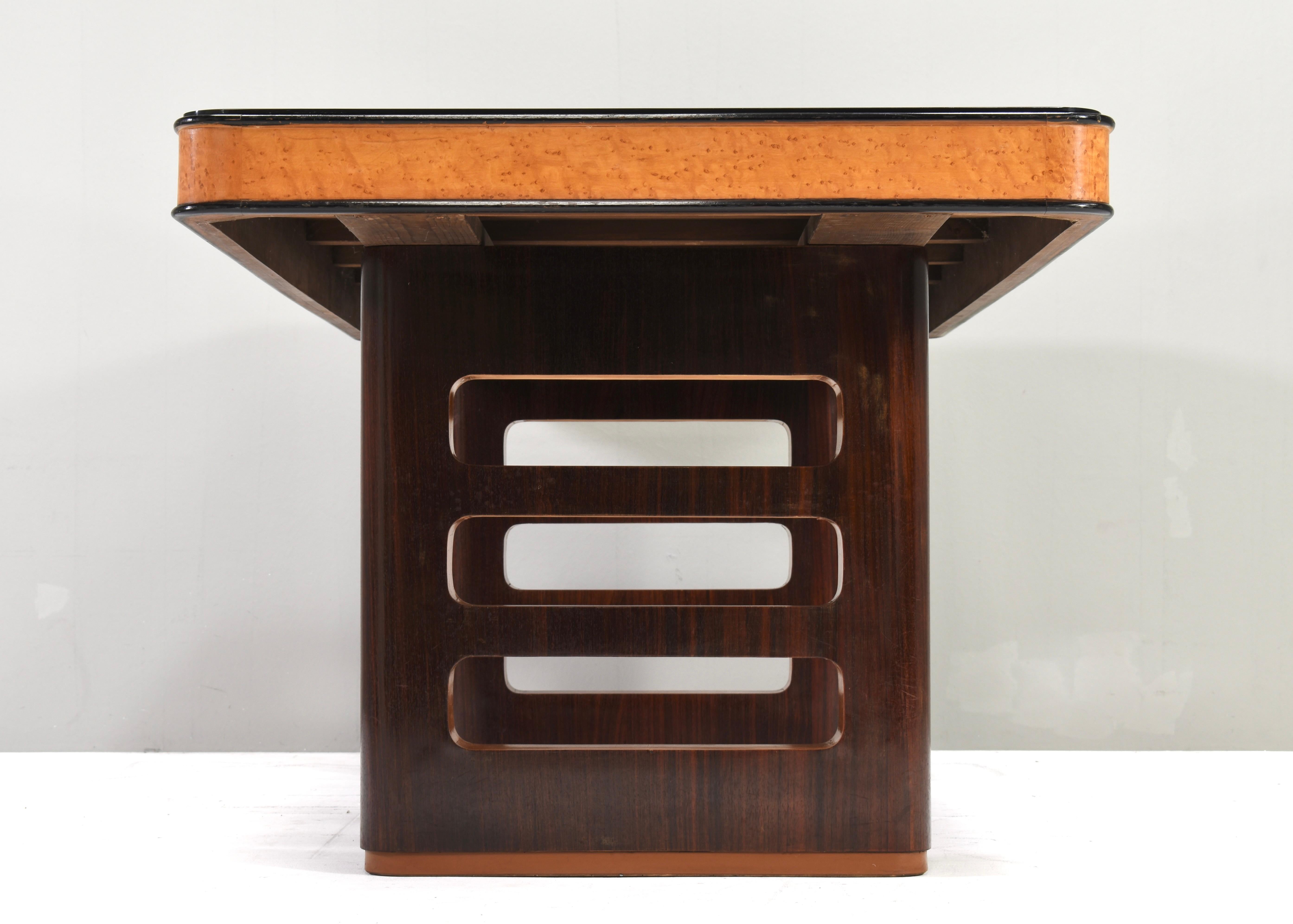 Tavolo da pranzo / scrivania Art-Deco di Osvaldo / Gaetano Borsani - Italia, 1930-50 ca. in vendita 2